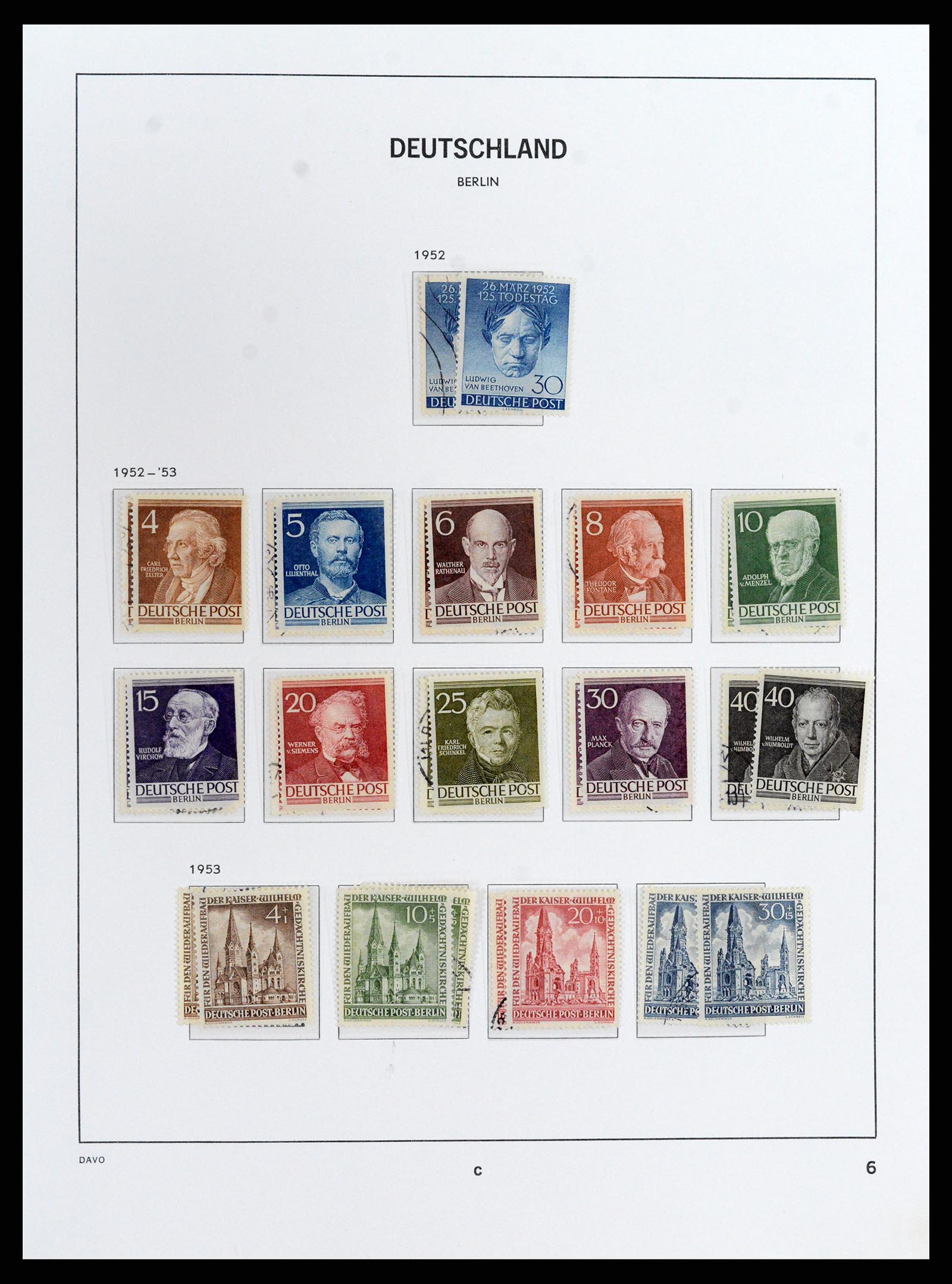 37849 011 - Postzegelverzameling 37849 Berlijn 1948-1990.