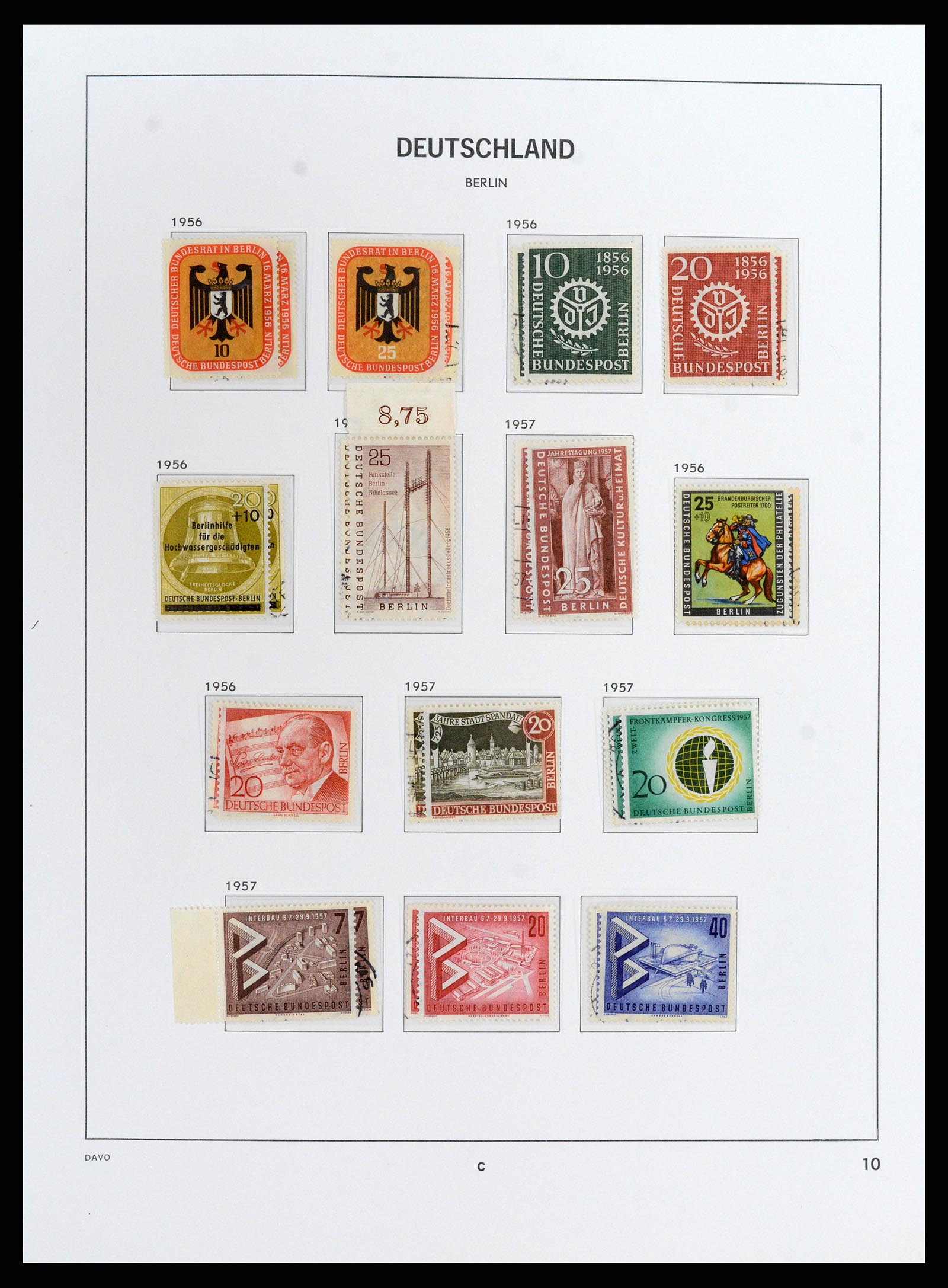 37849 015 - Postzegelverzameling 37849 Berlijn 1948-1990.