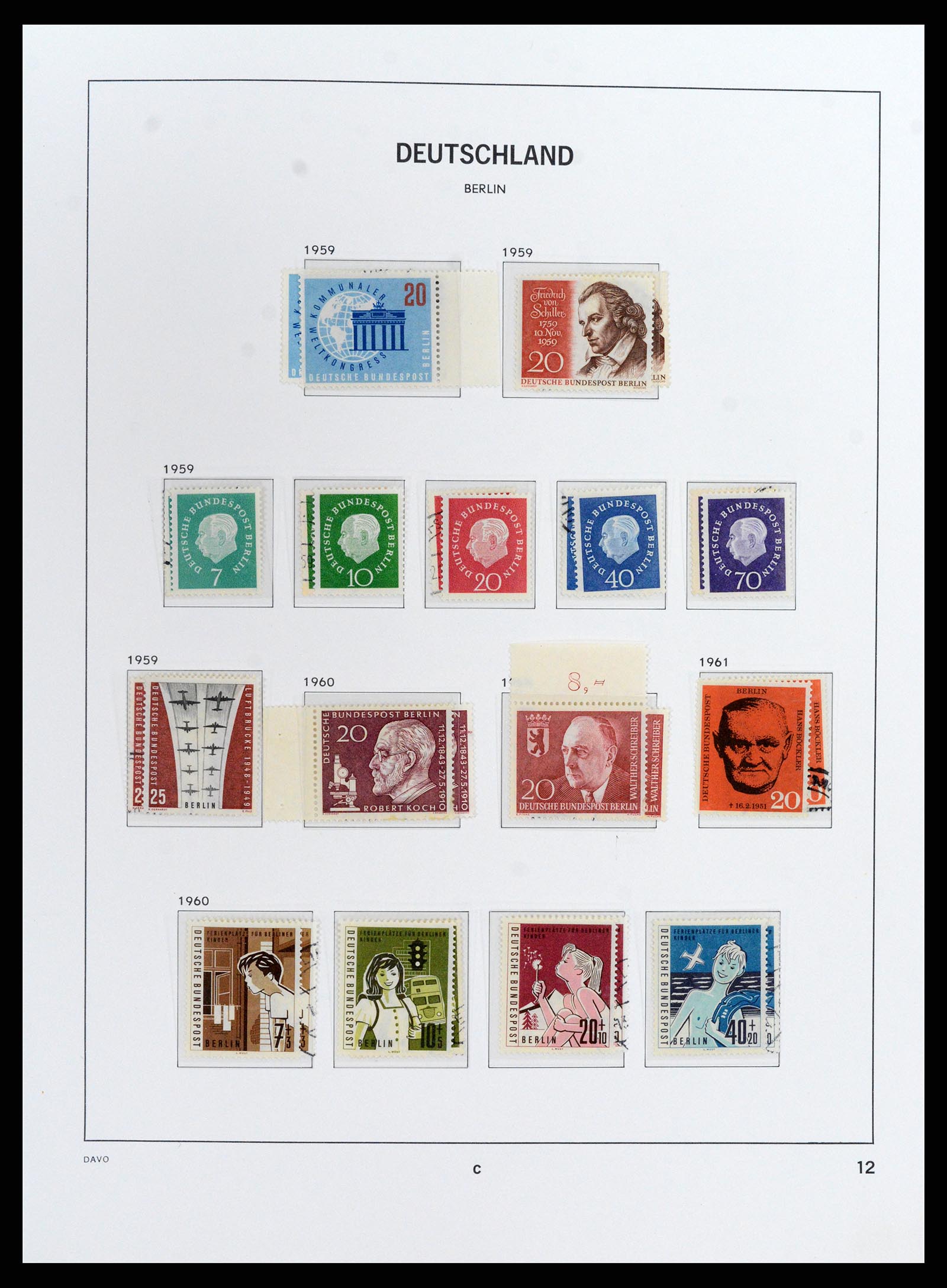 37849 017 - Postzegelverzameling 37849 Berlijn 1948-1990.