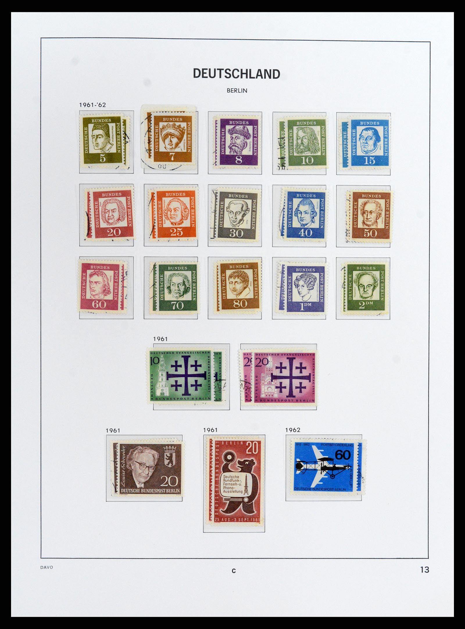 37849 018 - Postzegelverzameling 37849 Berlijn 1948-1990.