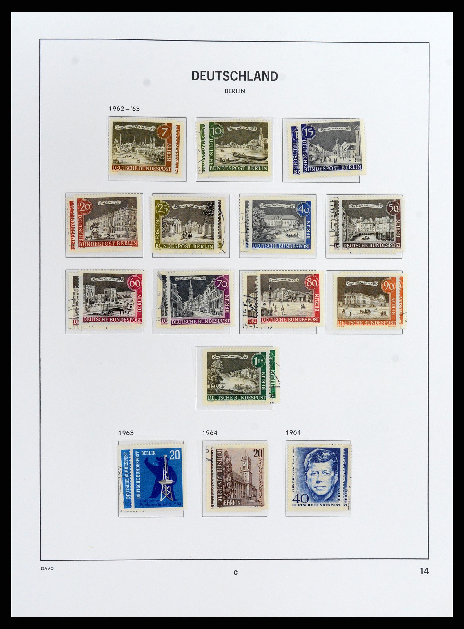 37849 019 - Postzegelverzameling 37849 Berlijn 1948-1990.