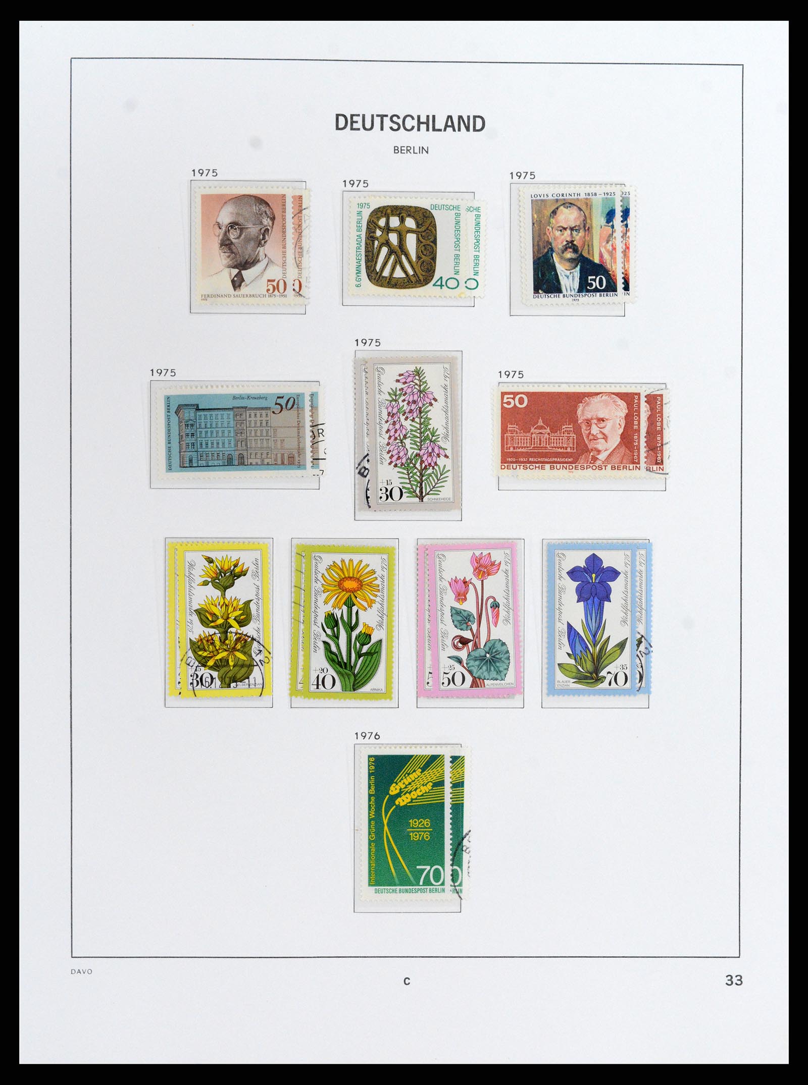 37849 039 - Stamp Collection 37849 Berlin 1948-1990.
