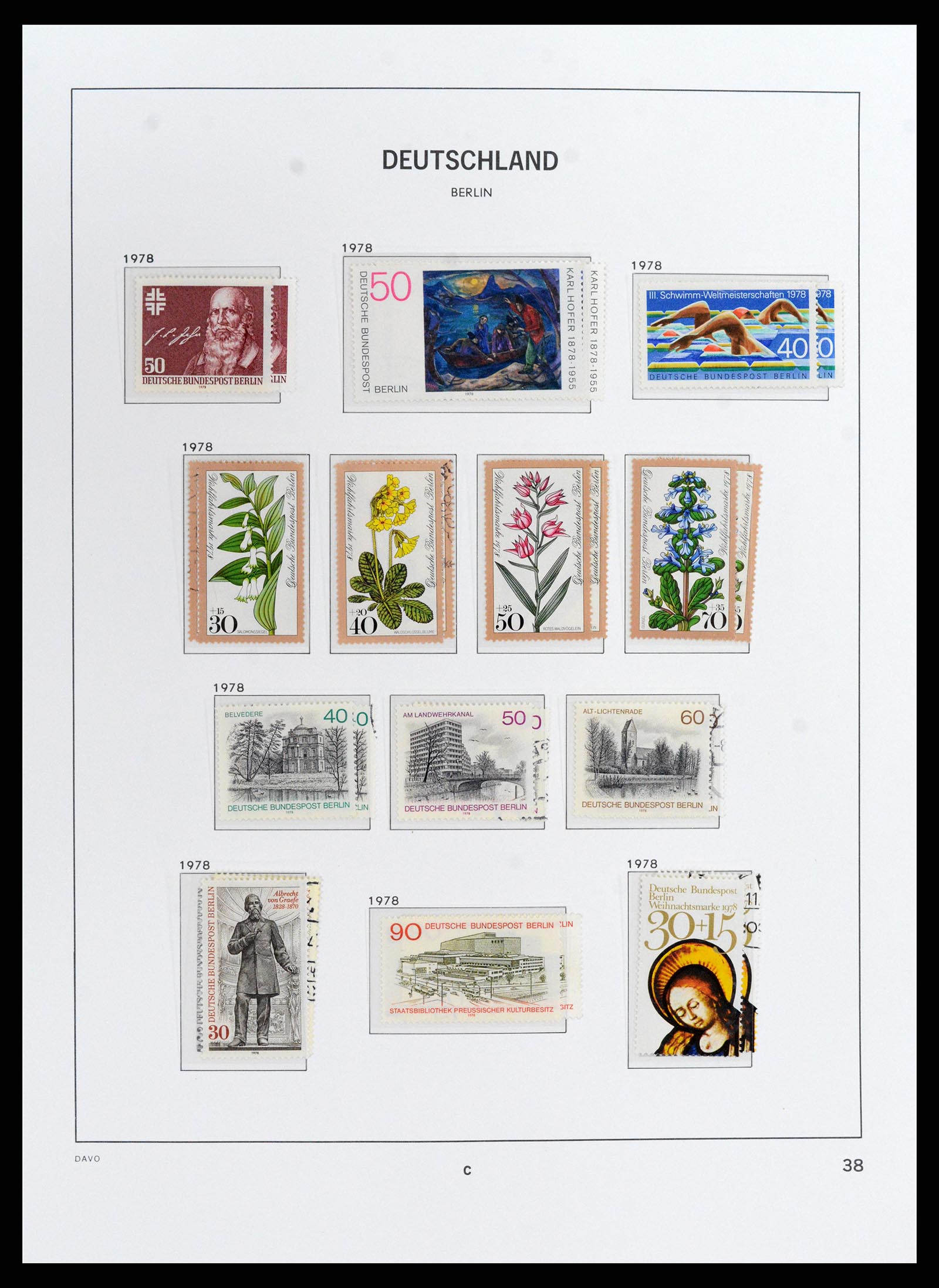 37849 044 - Stamp Collection 37849 Berlin 1948-1990.
