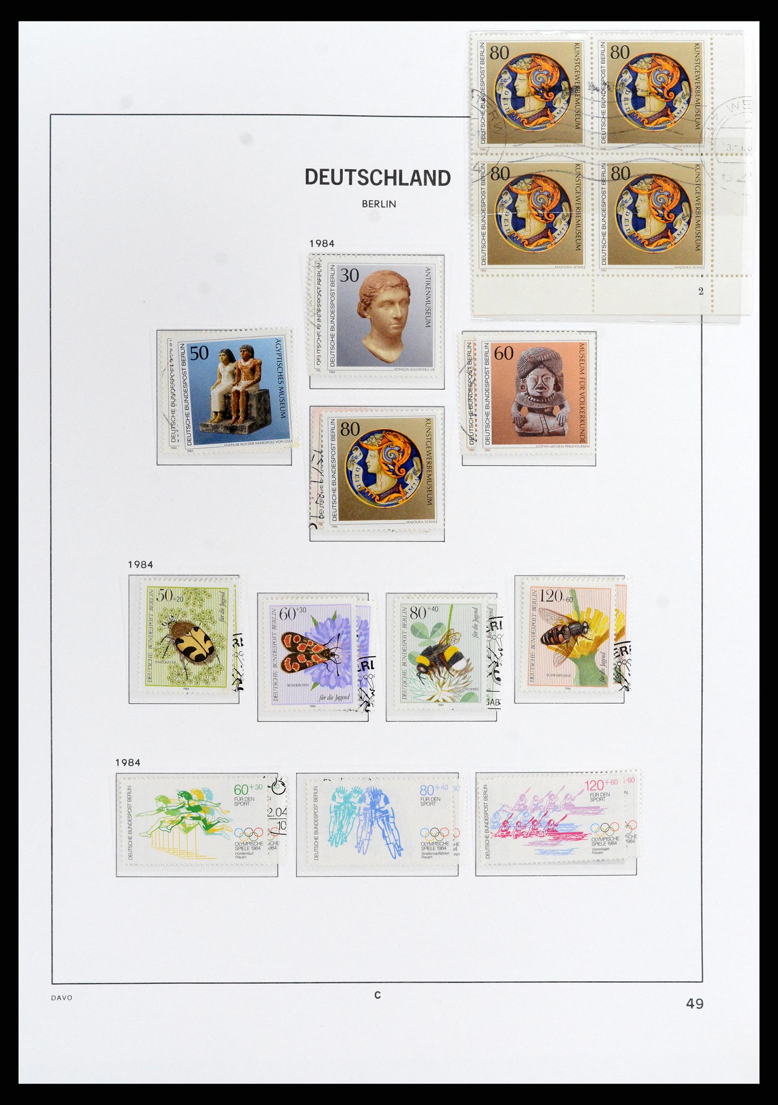 37849 056 - Stamp Collection 37849 Berlin 1948-1990.