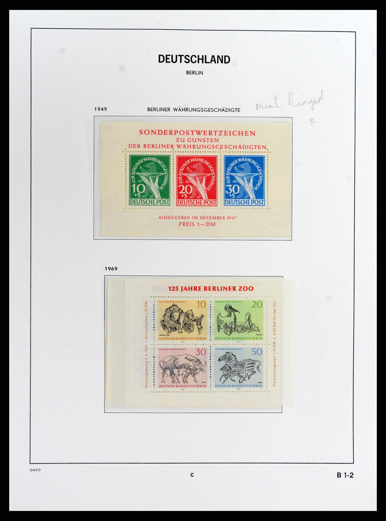 37849 075 - Stamp Collection 37849 Berlin 1948-1990.