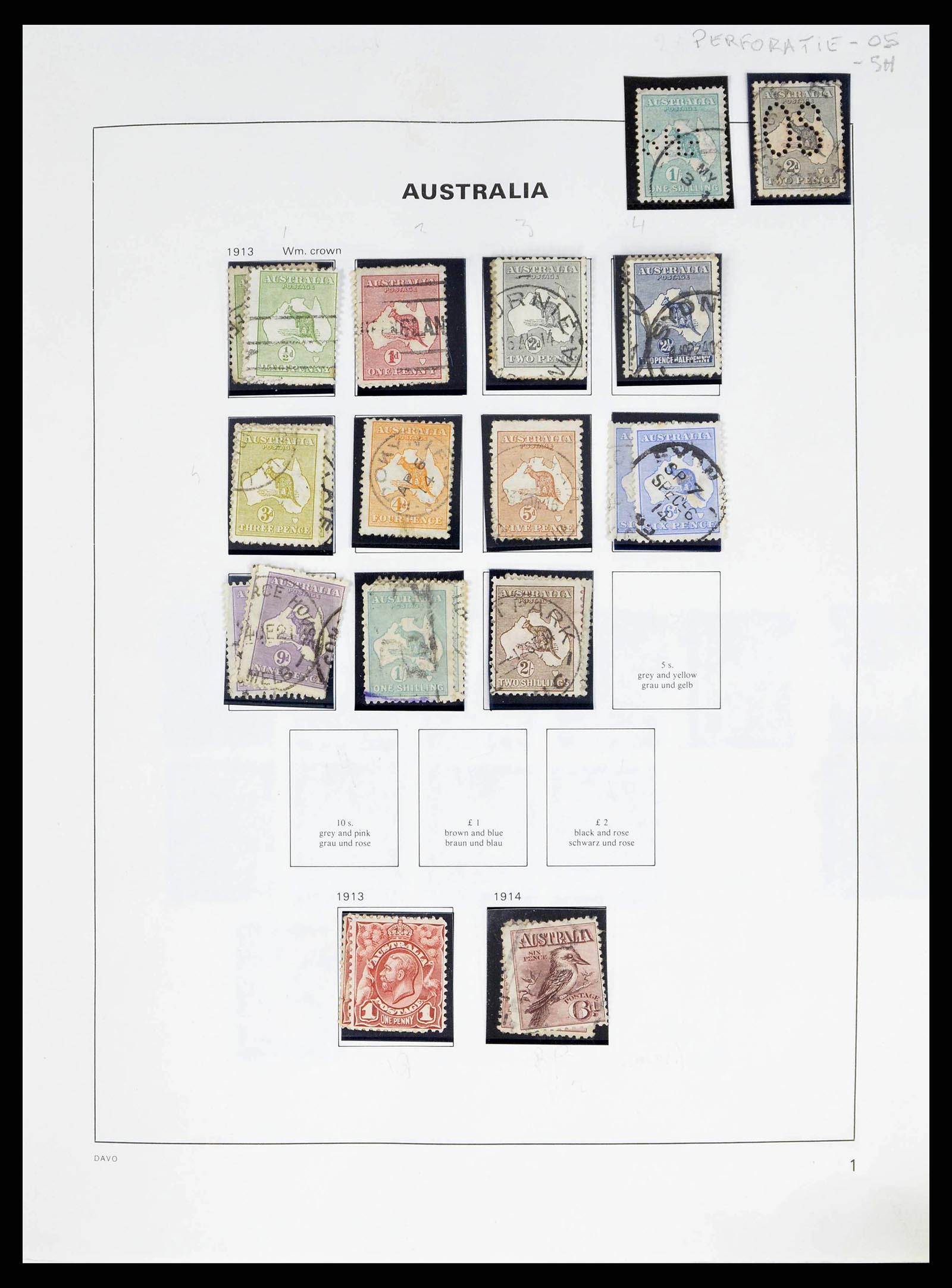 37850 0001 - Stamp collection 37850 Australia 1913-2021!