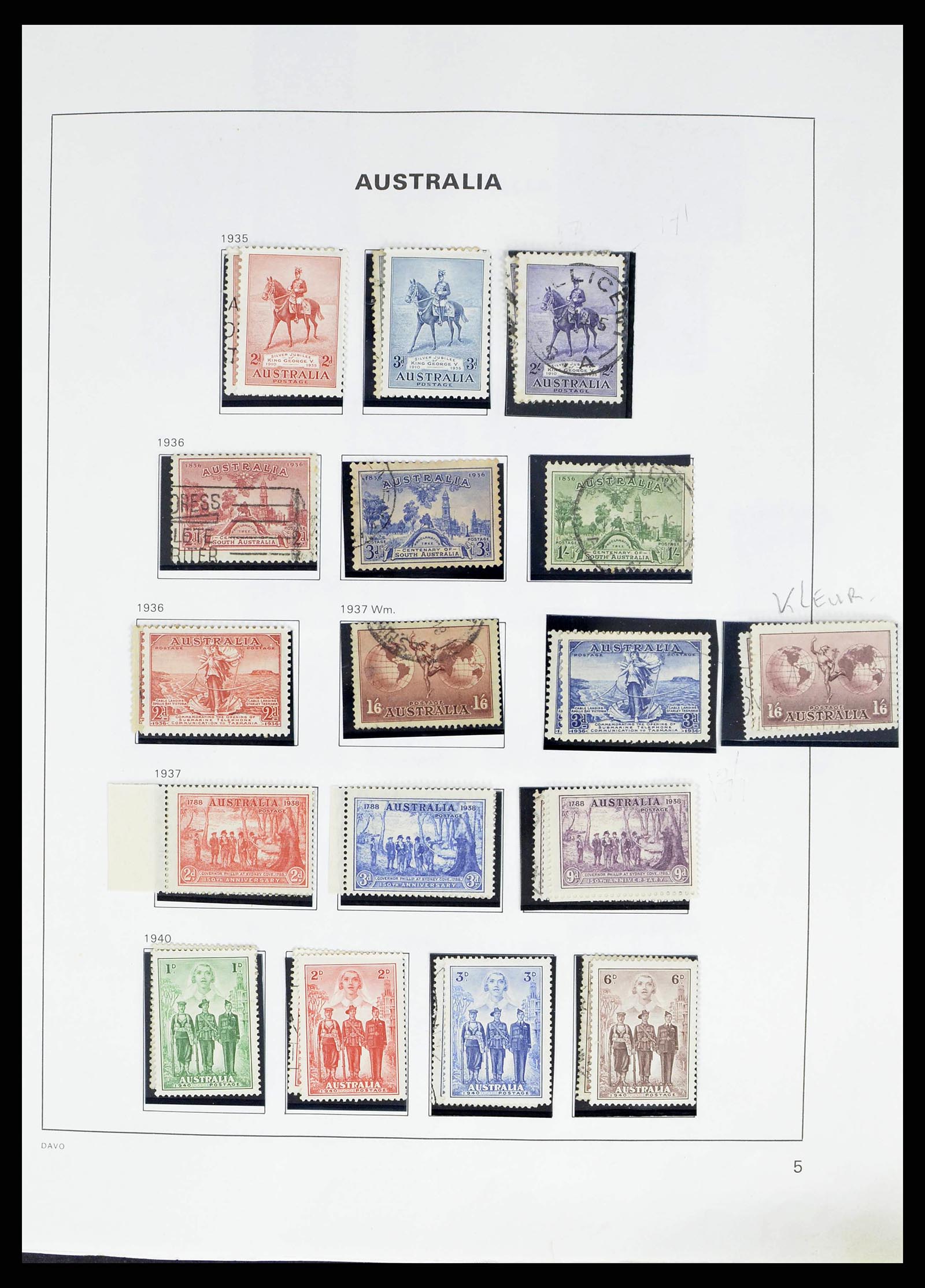 37850 0013 - Stamp collection 37850 Australia 1913-2021!