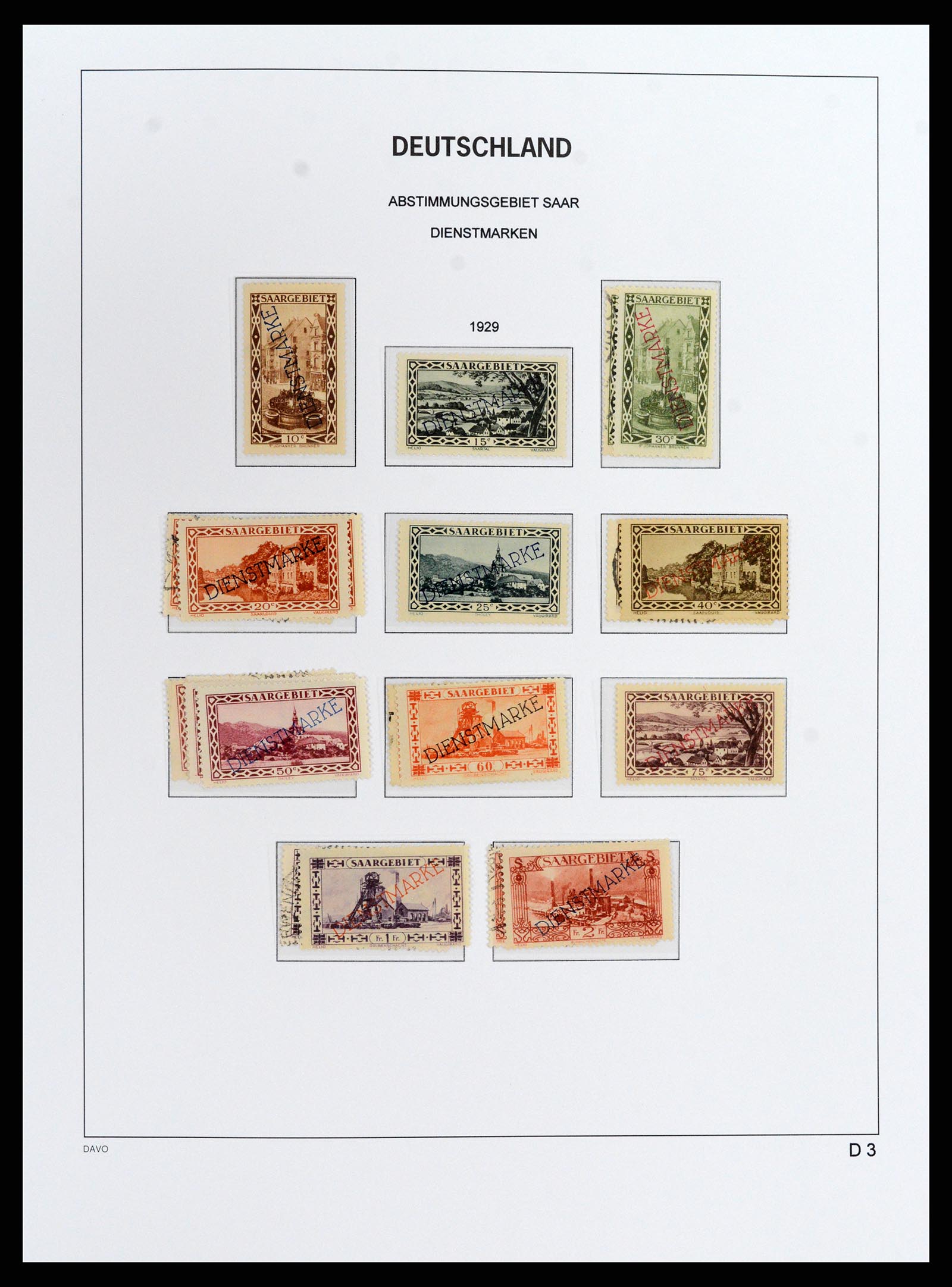 37852 018 - Stamp Collection 37852 Saar 1920-1959.