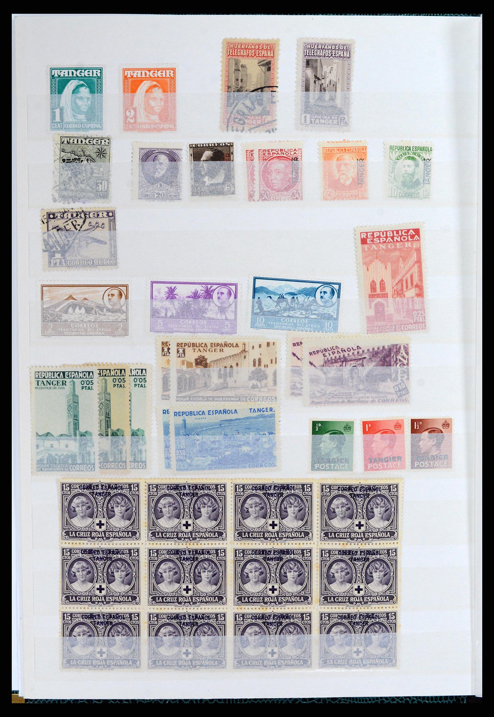 37857 002 - Postzegelverzameling 37857 Spaanse koloniën en burgeroorlog 1890-1960