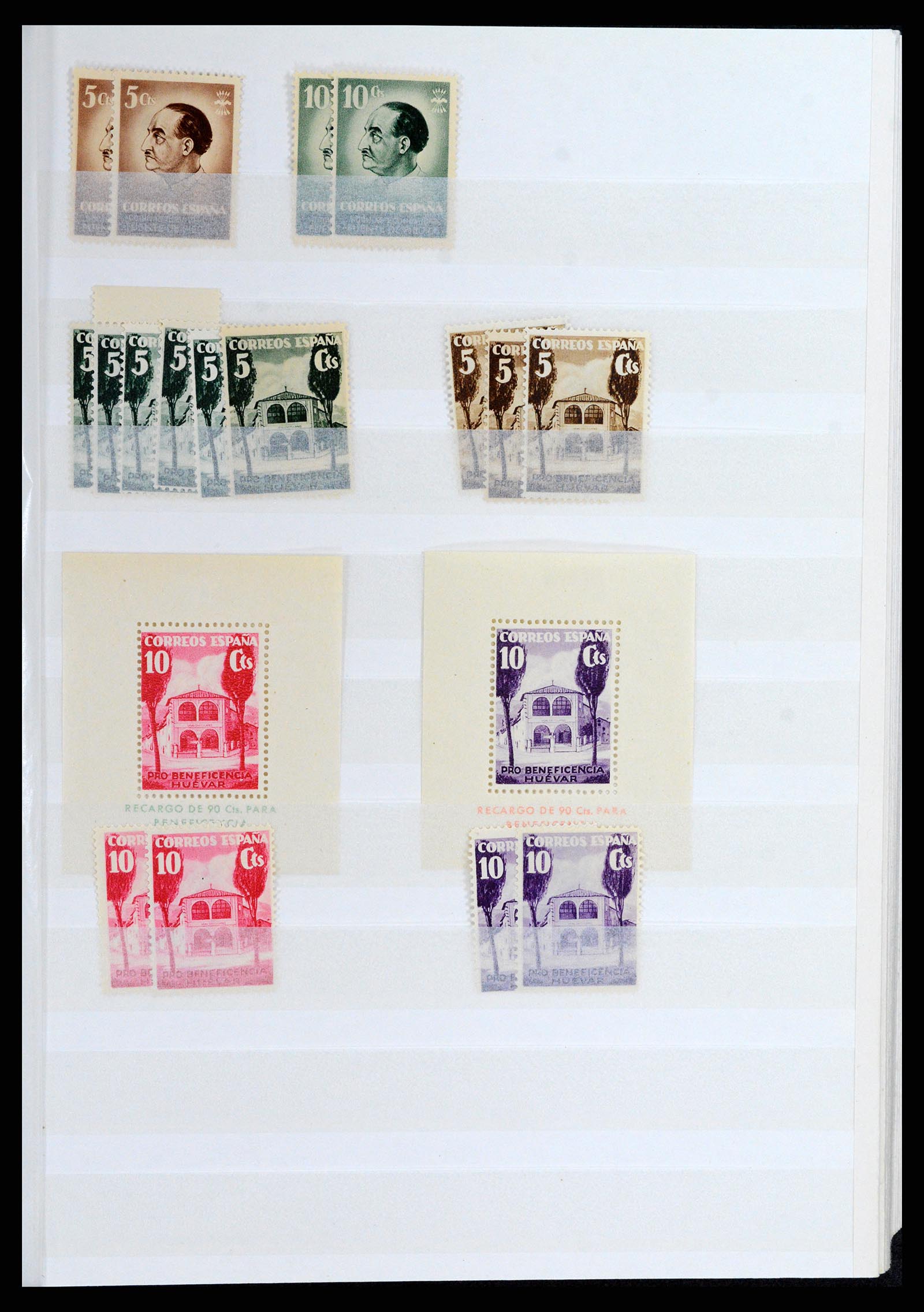 37857 004 - Postzegelverzameling 37857 Spaanse koloniën en burgeroorlog 1890-1960