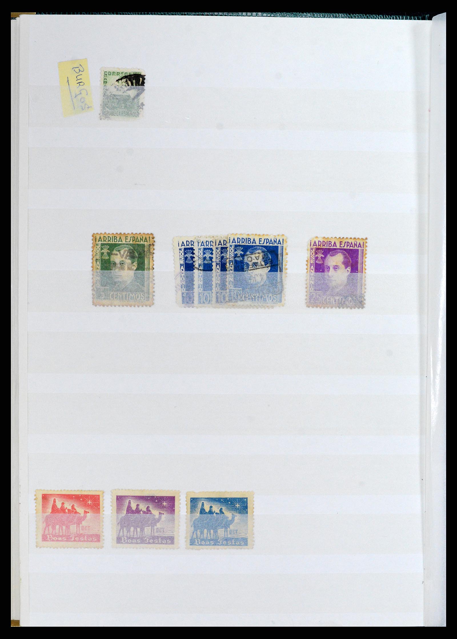 37857 009 - Postzegelverzameling 37857 Spaanse koloniën en burgeroorlog 1890-1960