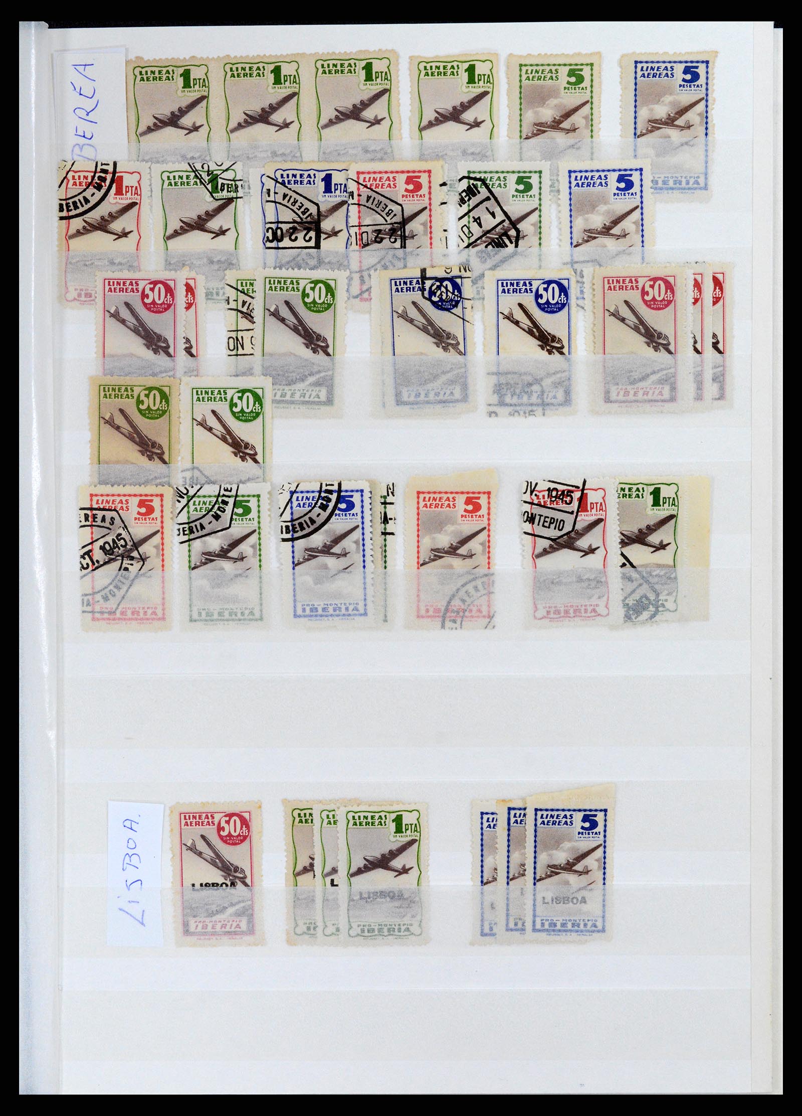 37857 011 - Postzegelverzameling 37857 Spaanse koloniën en burgeroorlog 1890-1960