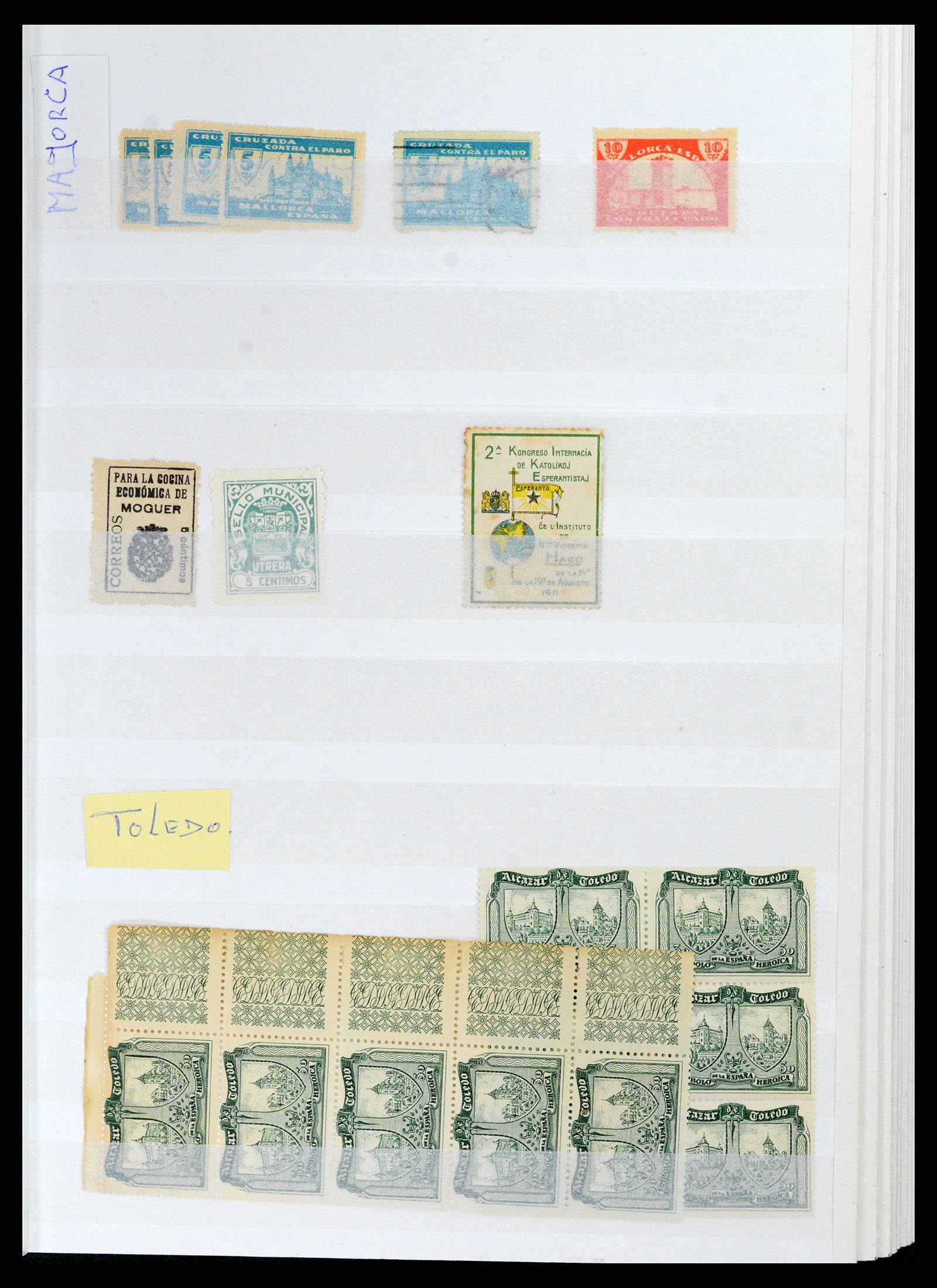 37857 013 - Postzegelverzameling 37857 Spaanse koloniën en burgeroorlog 1890-1960