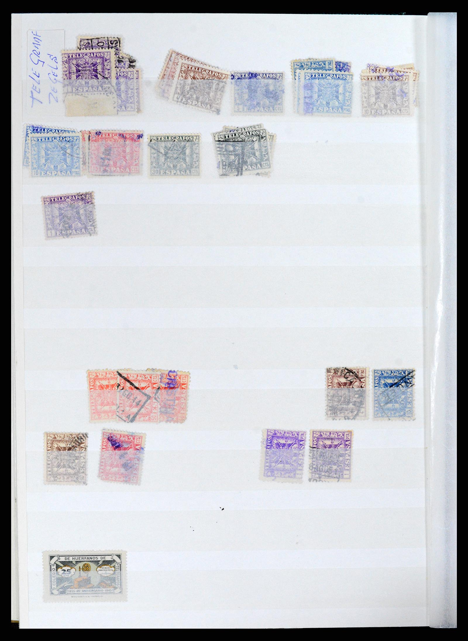 37857 016 - Postzegelverzameling 37857 Spaanse koloniën en burgeroorlog 1890-1960