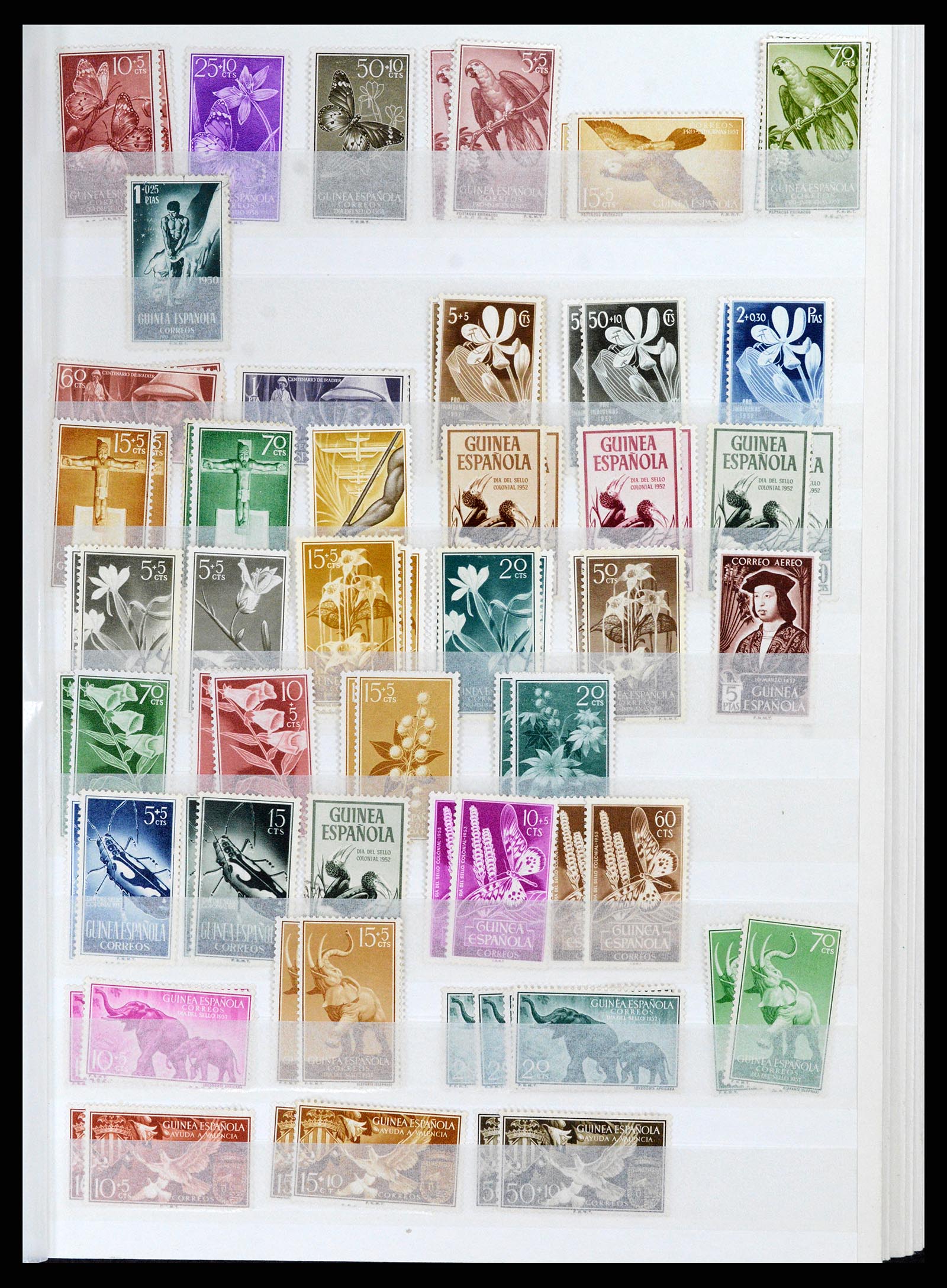37857 019 - Postzegelverzameling 37857 Spaanse koloniën en burgeroorlog 1890-1960