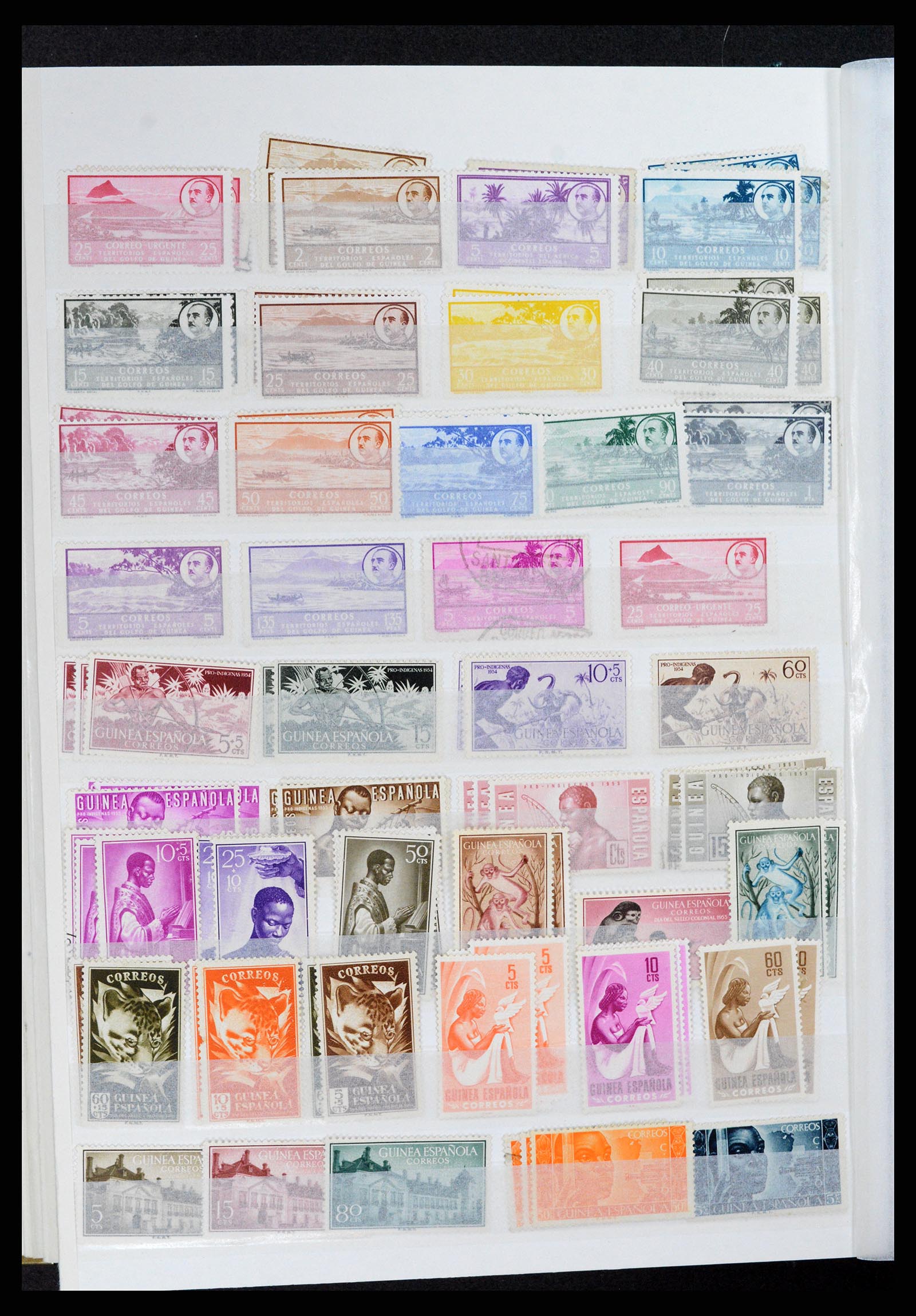 37857 020 - Postzegelverzameling 37857 Spaanse koloniën en burgeroorlog 1890-1960