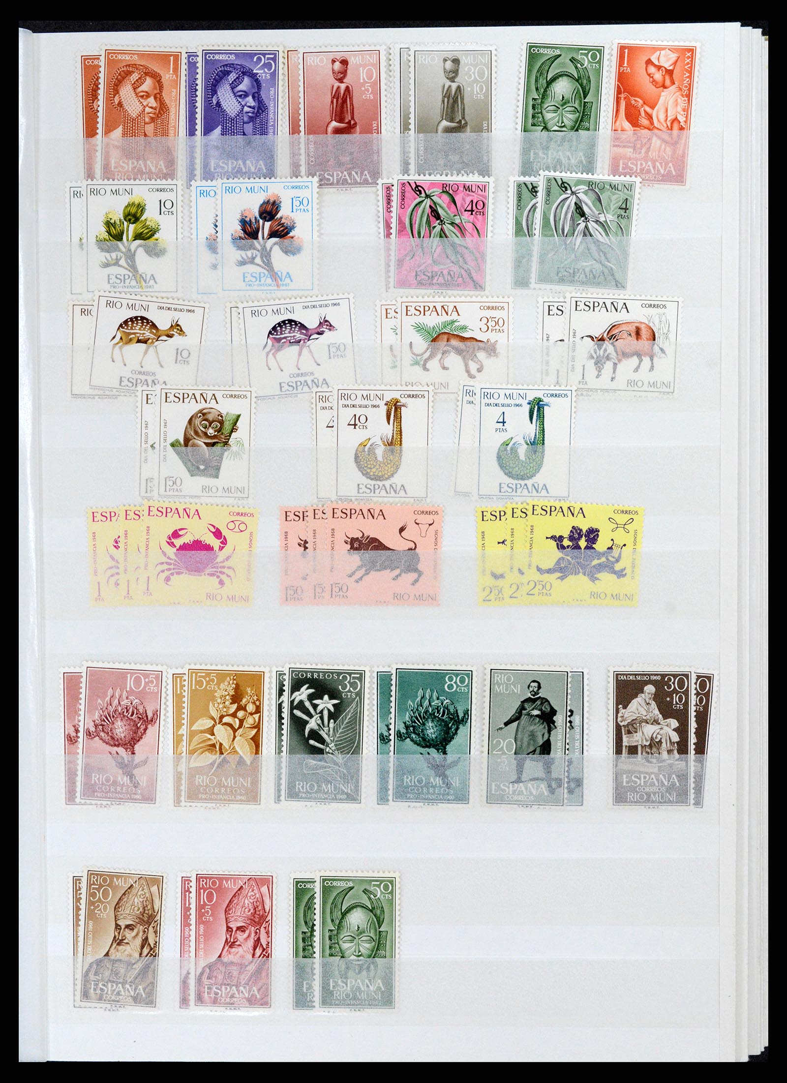 37857 023 - Postzegelverzameling 37857 Spaanse koloniën en burgeroorlog 1890-1960
