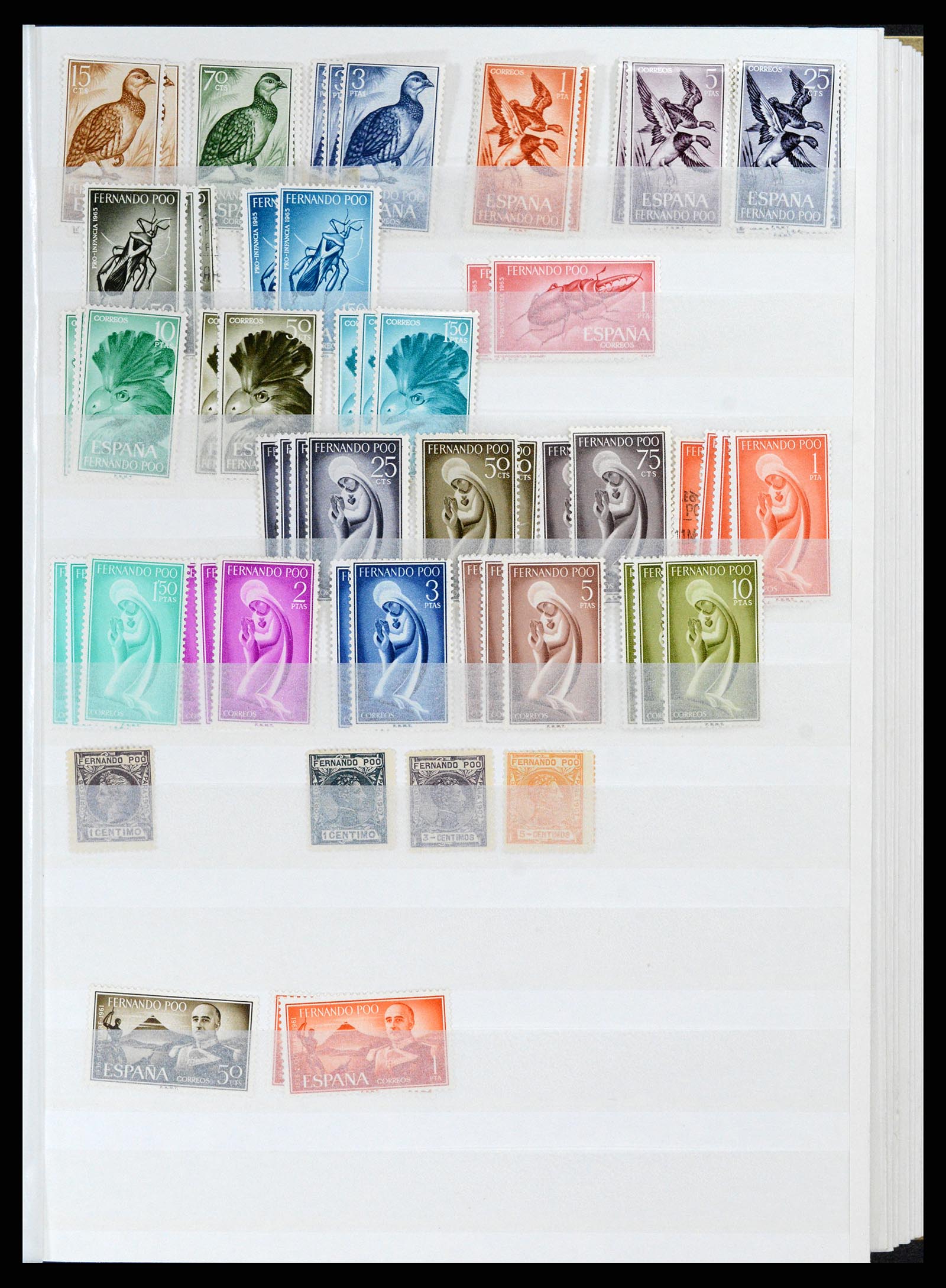 37857 029 - Postzegelverzameling 37857 Spaanse koloniën en burgeroorlog 1890-1960