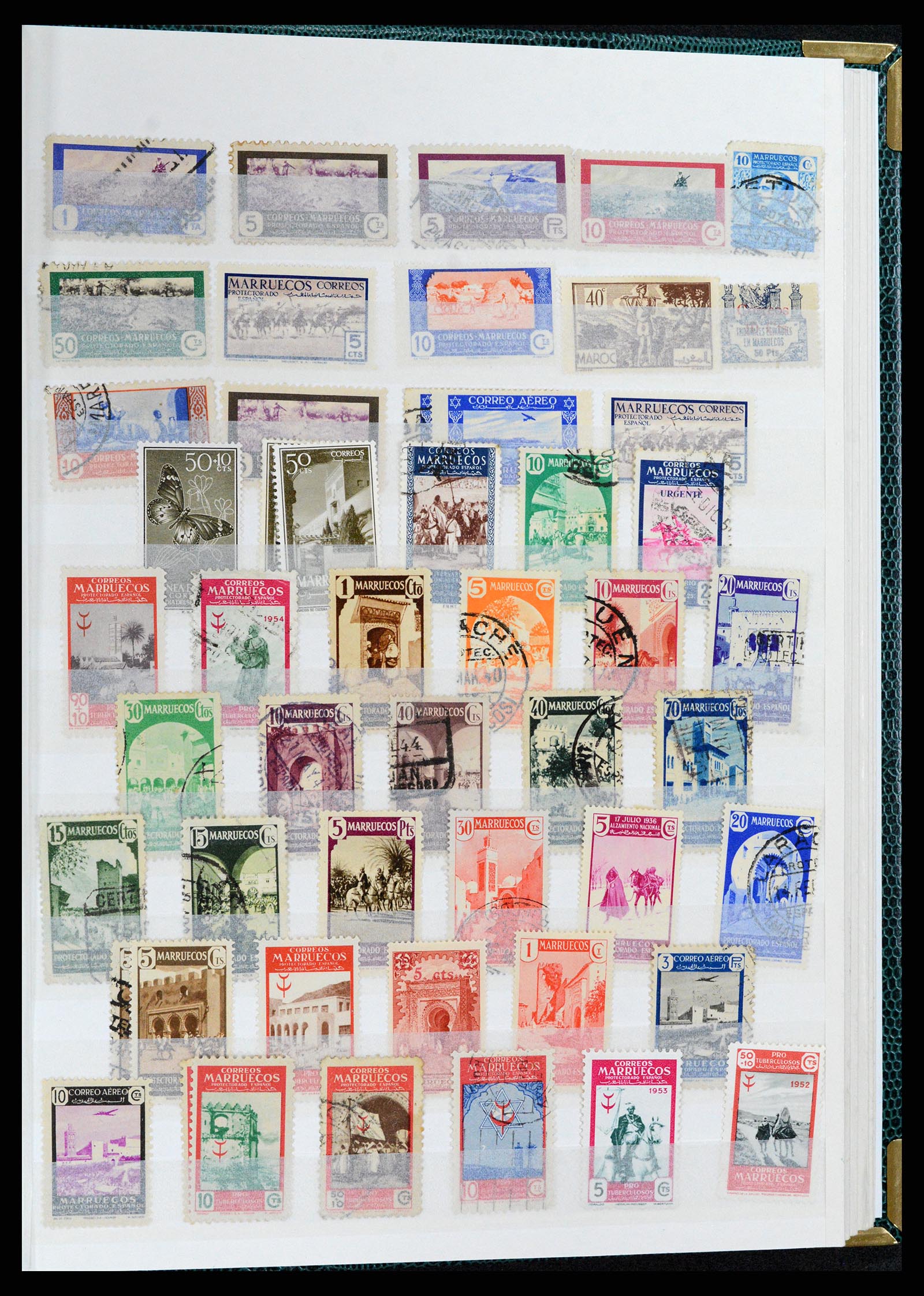37857 047 - Postzegelverzameling 37857 Spaanse koloniën en burgeroorlog 1890-1960