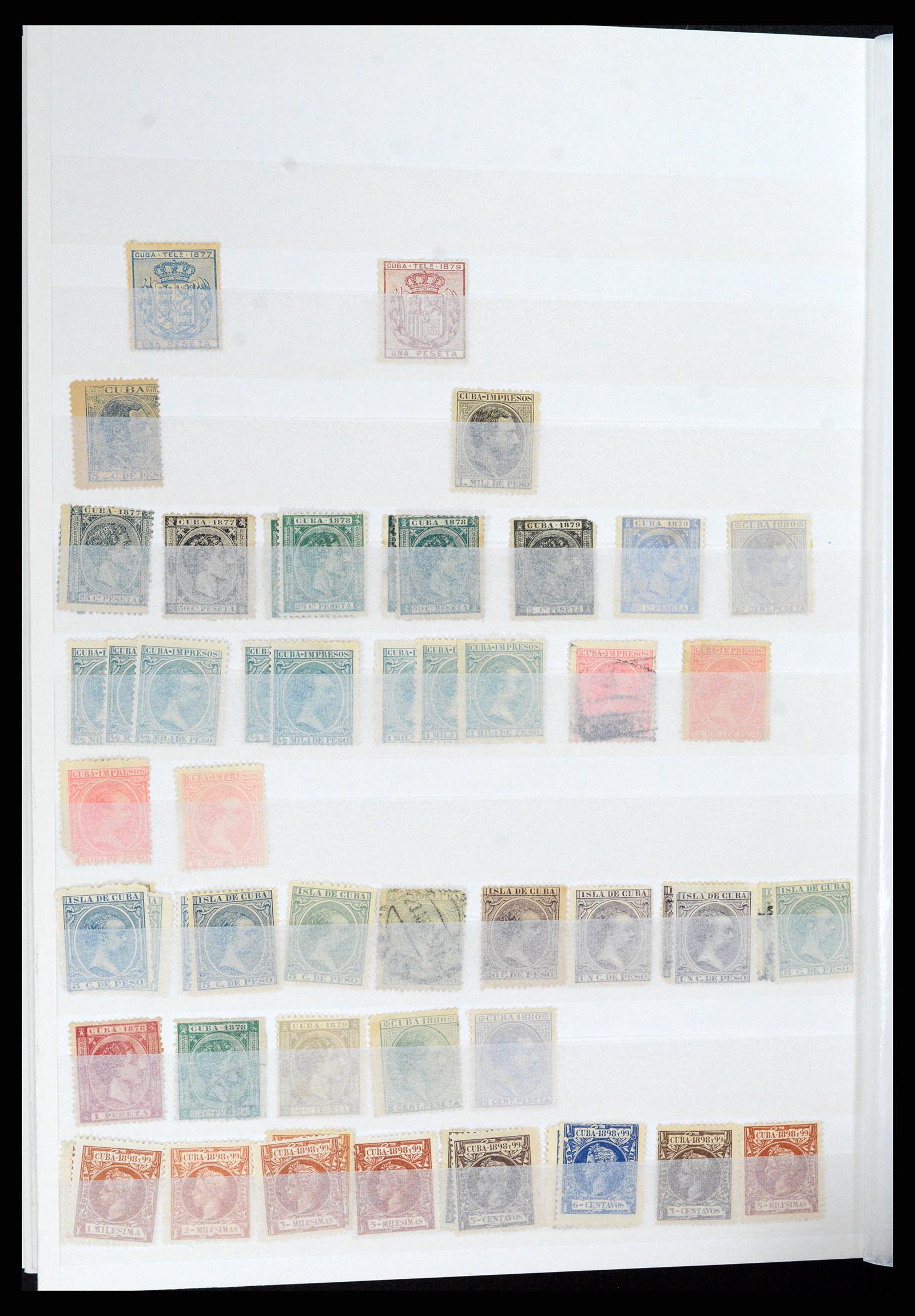 37857 052 - Postzegelverzameling 37857 Spaanse koloniën en burgeroorlog 1890-1960