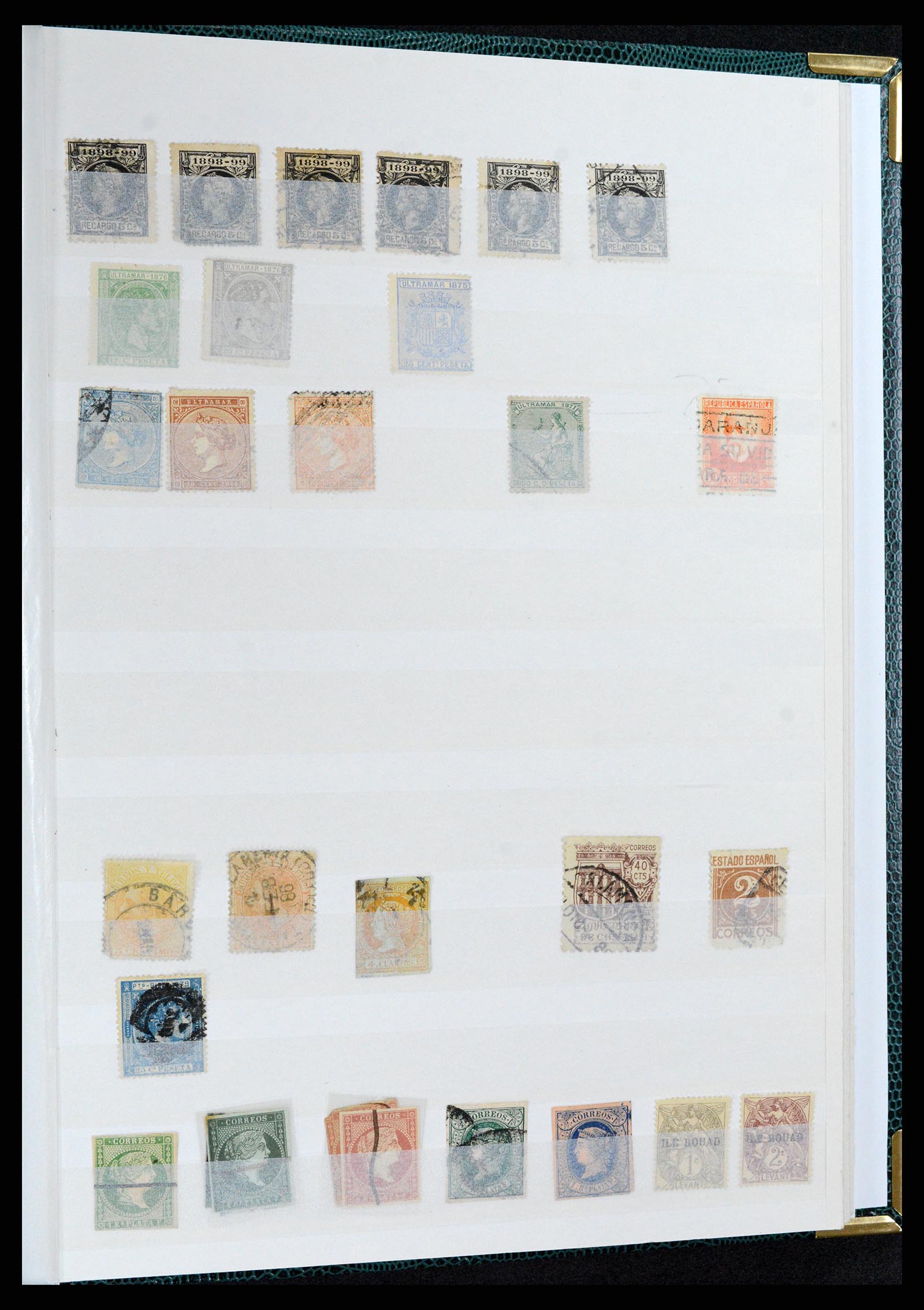 37857 053 - Postzegelverzameling 37857 Spaanse koloniën en burgeroorlog 1890-1960