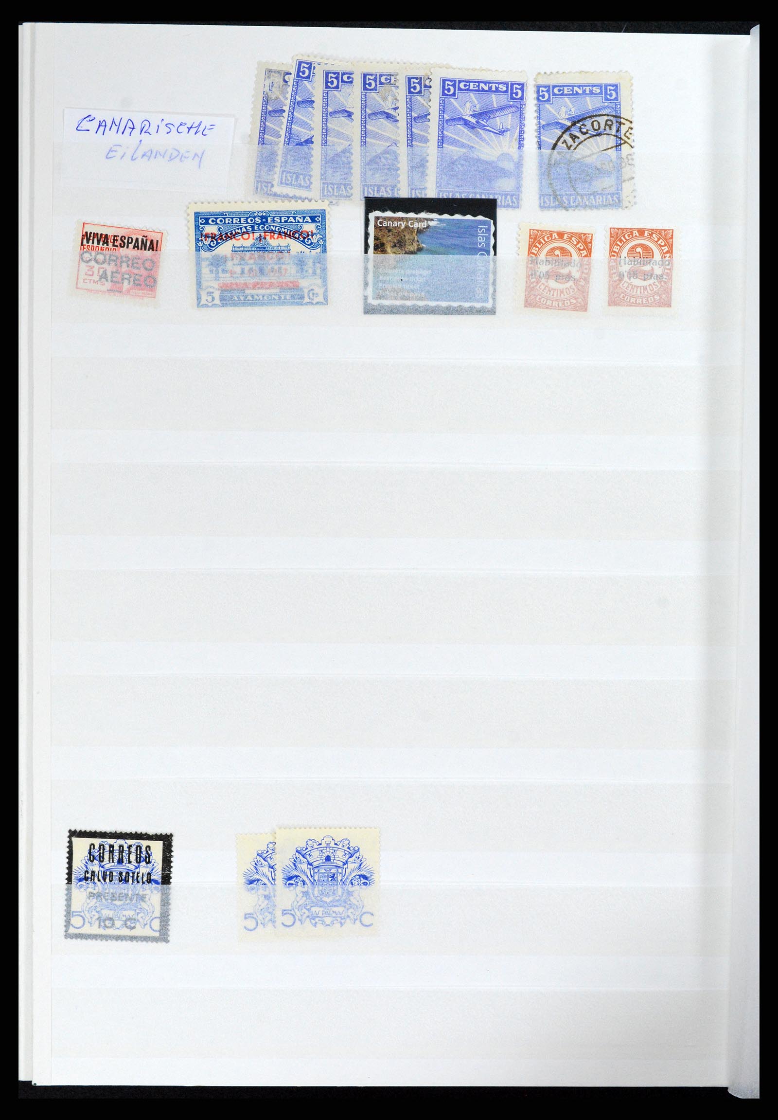 37857 054 - Postzegelverzameling 37857 Spaanse koloniën en burgeroorlog 1890-1960