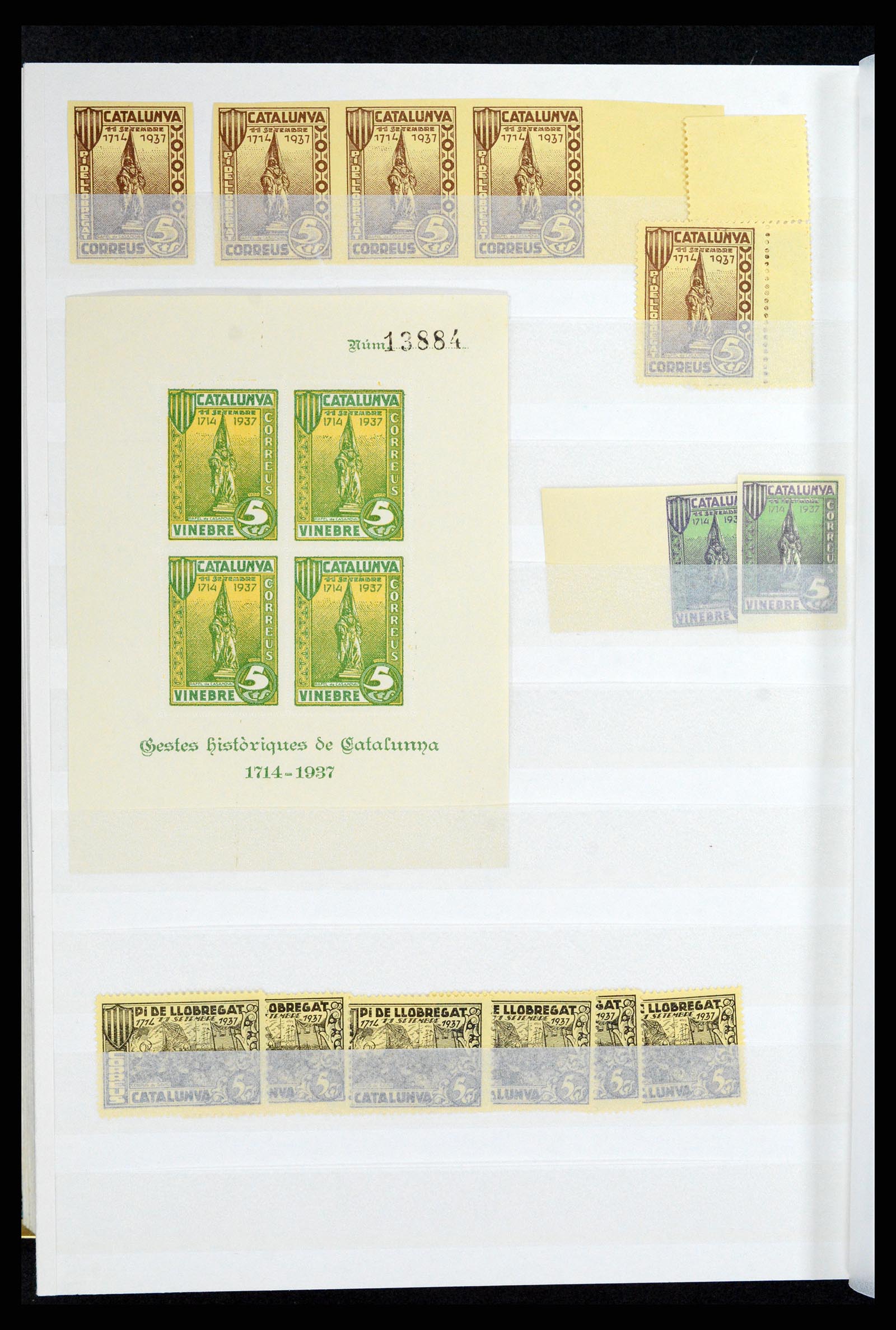 37857 058 - Stamp Collection 37857 Spanish colonies and civil war 1890-1960.