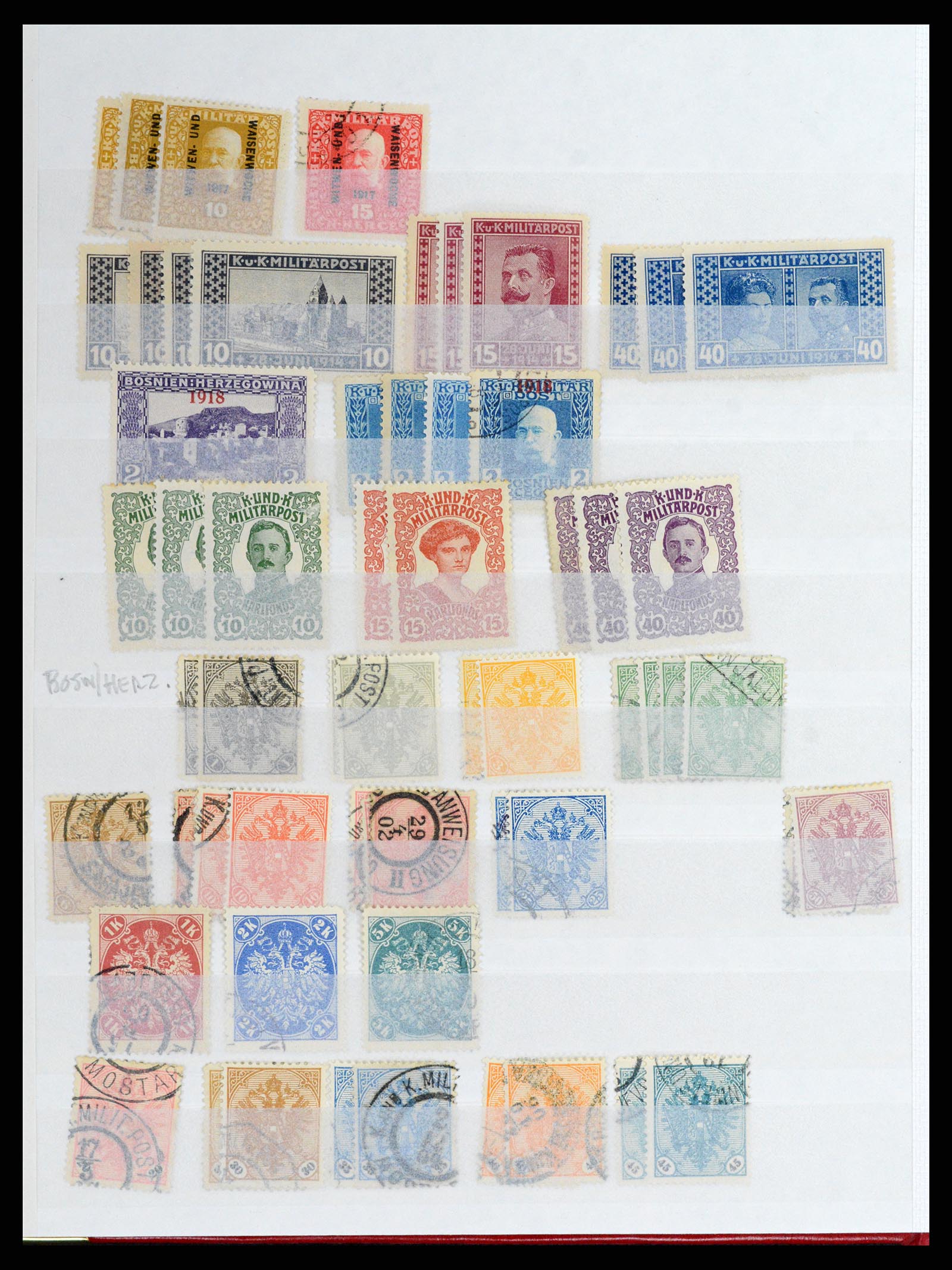 37858 008 - Stamp Collection 37858 Austria and territories 1891-1960.