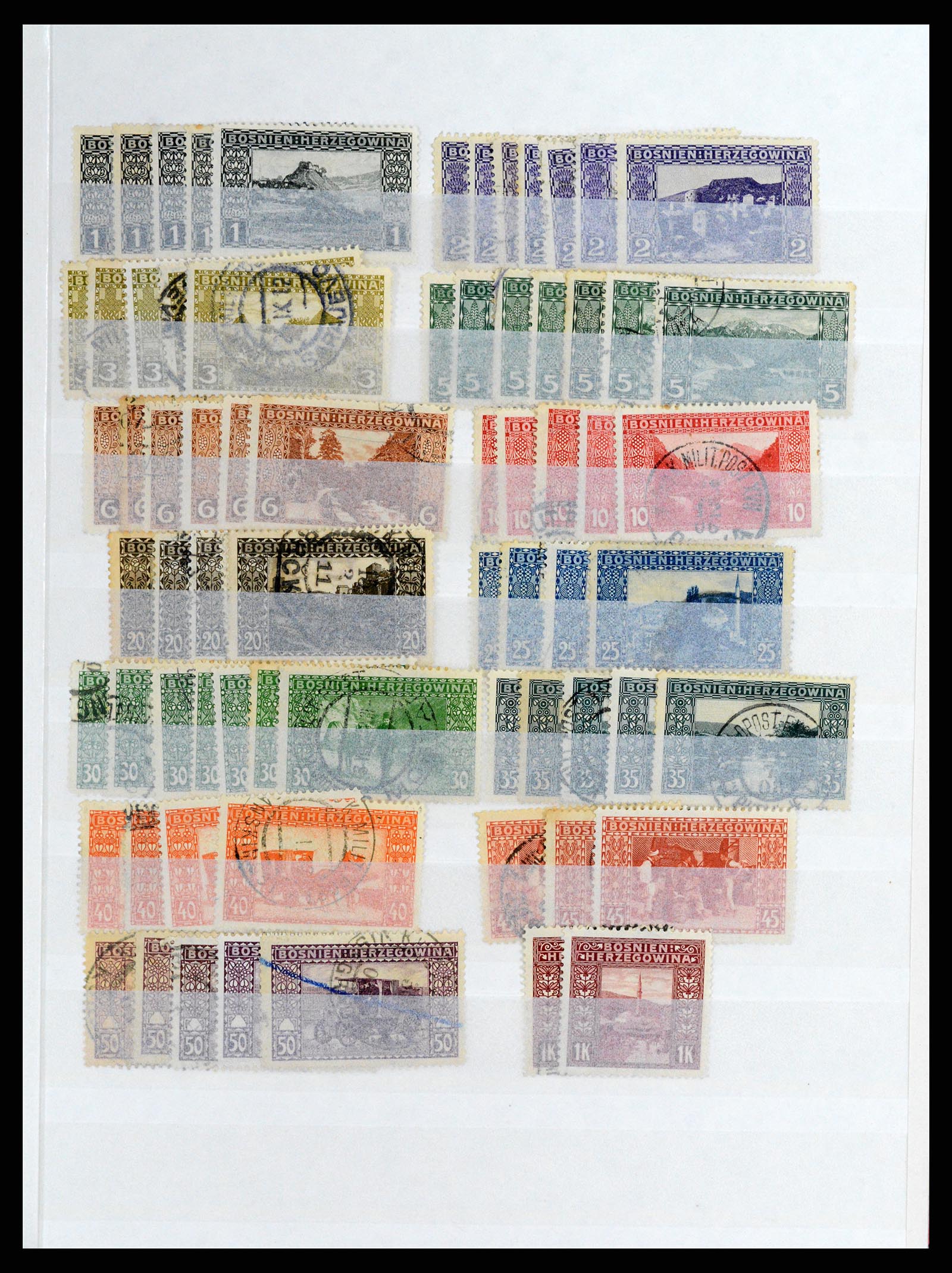 37858 009 - Stamp Collection 37858 Austria and territories 1891-1960.