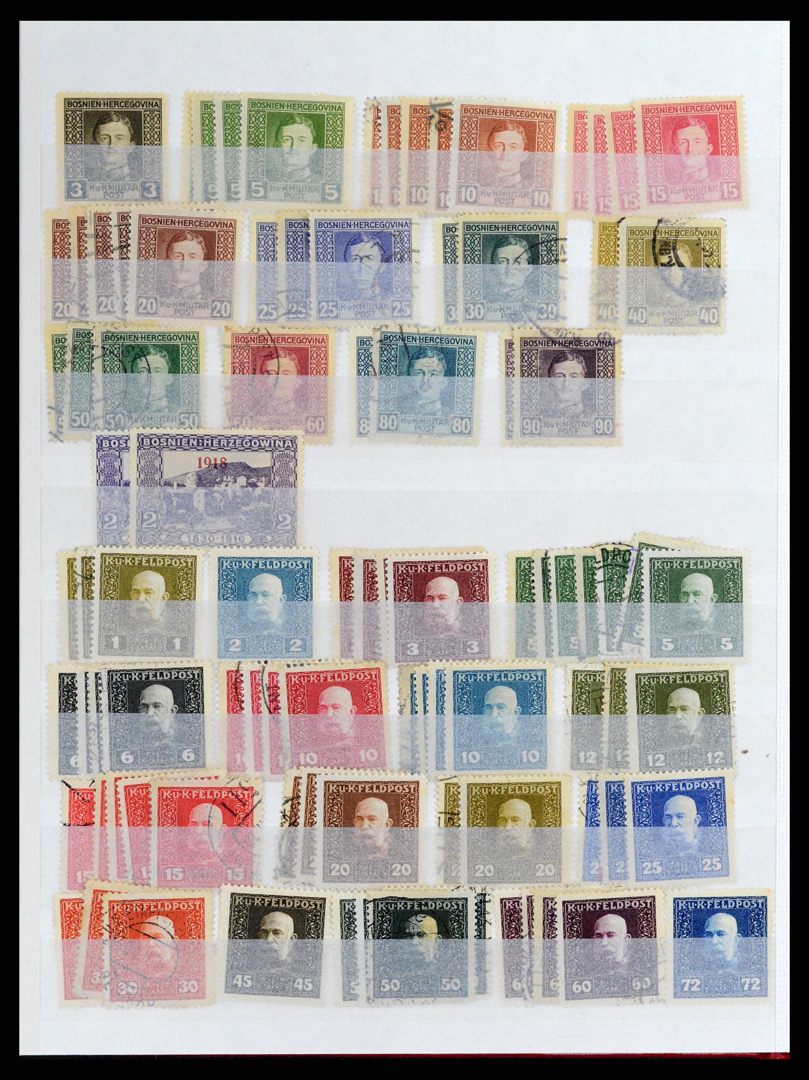 37858 012 - Stamp Collection 37858 Austria and territories 1891-1960.