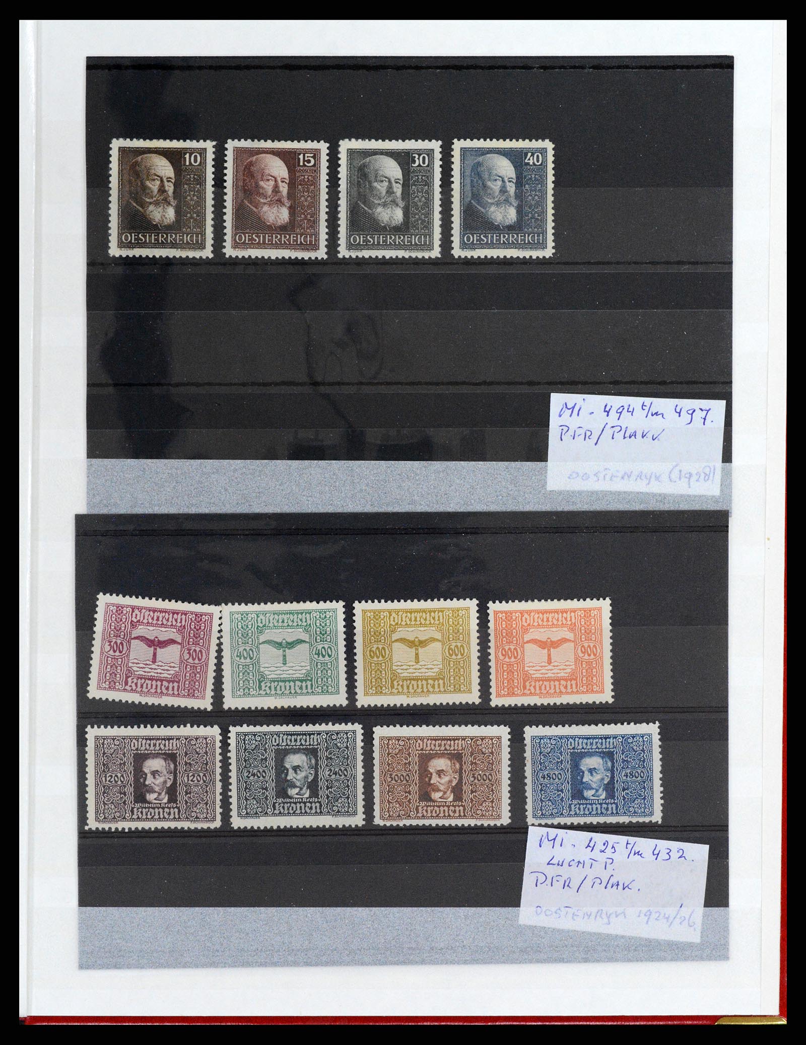 37858 017 - Stamp Collection 37858 Austria and territories 1891-1960.