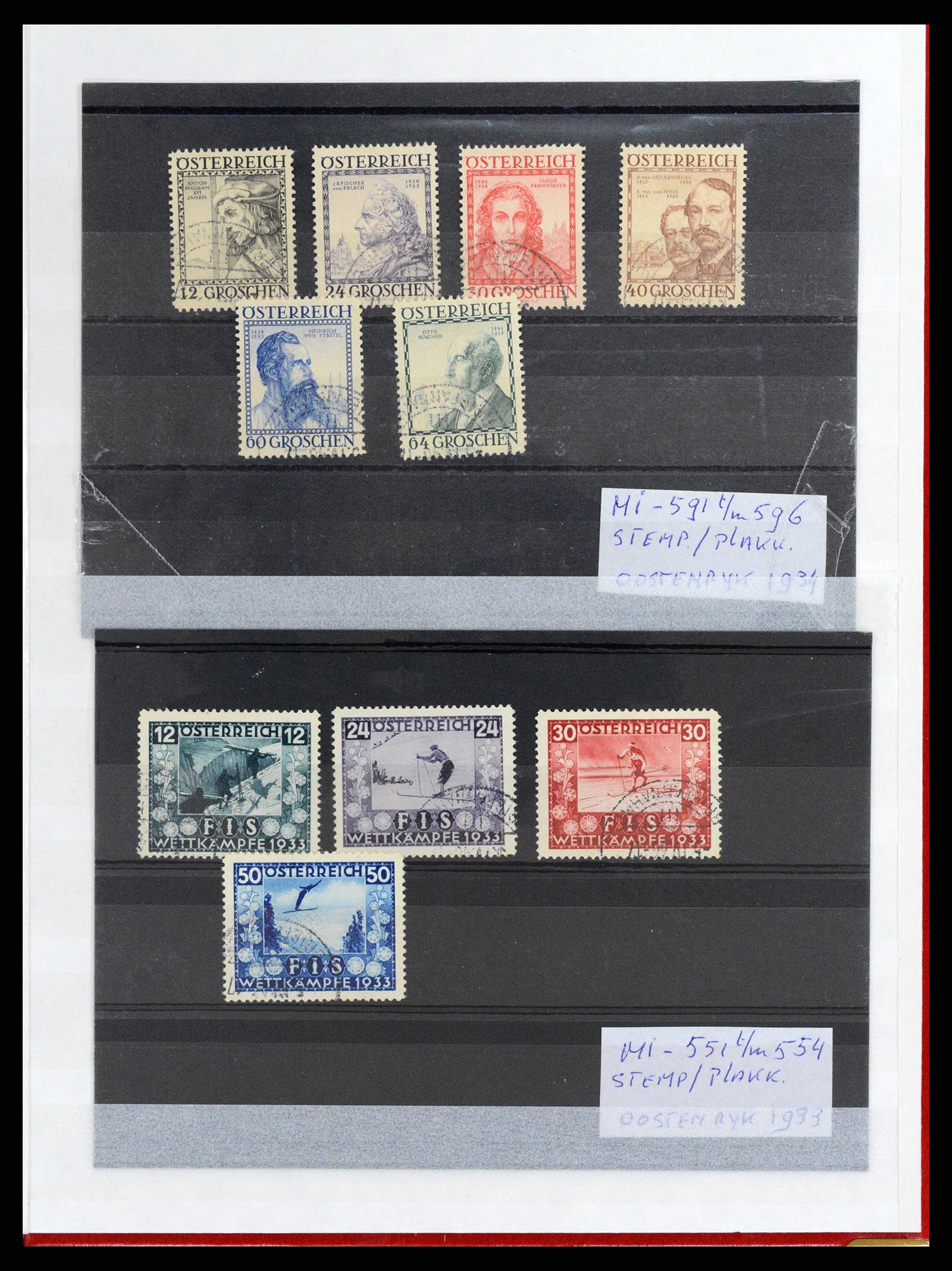 37858 019 - Stamp Collection 37858 Austria and territories 1891-1960.
