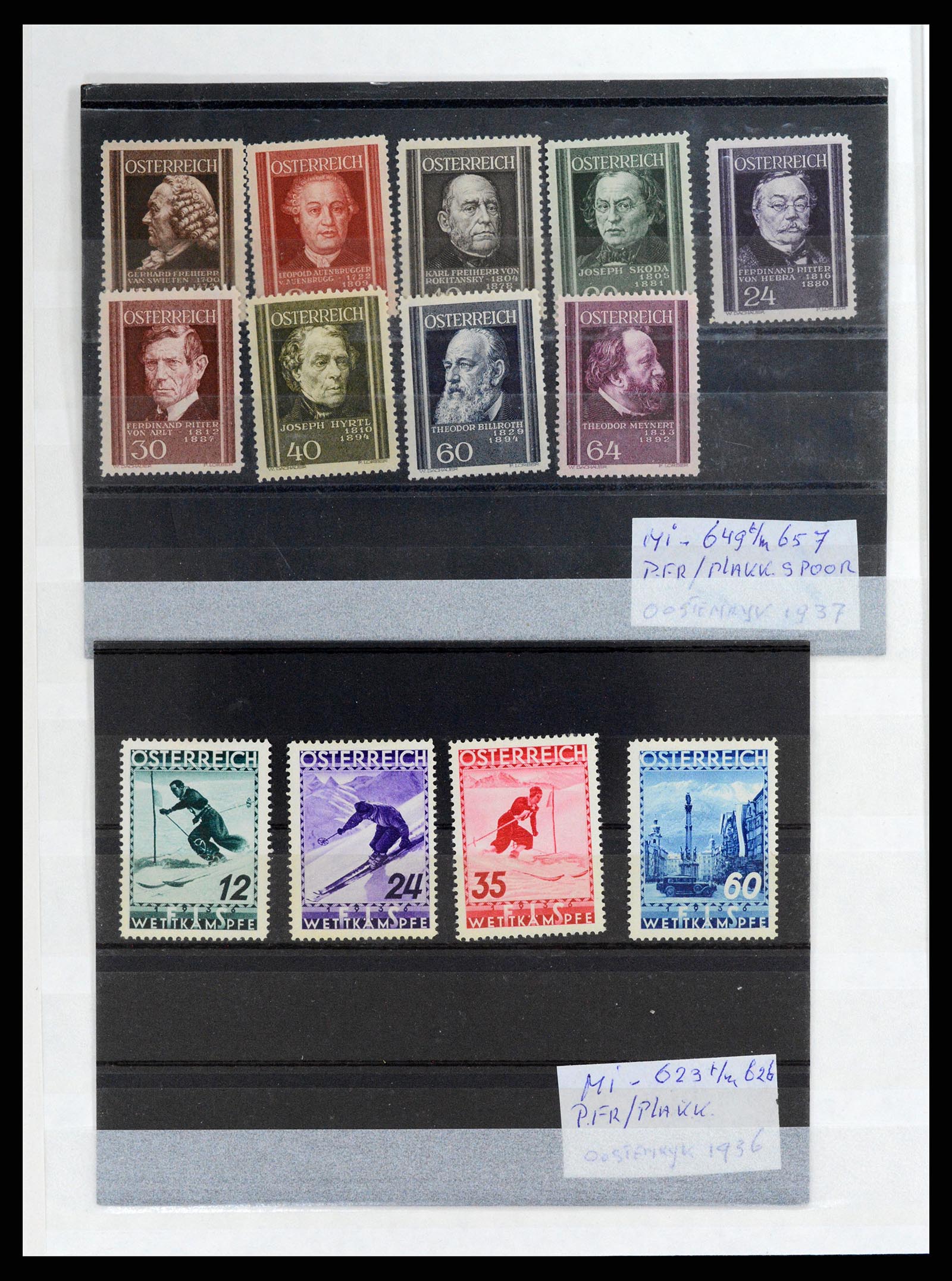 37858 020 - Stamp Collection 37858 Austria and territories 1891-1960.
