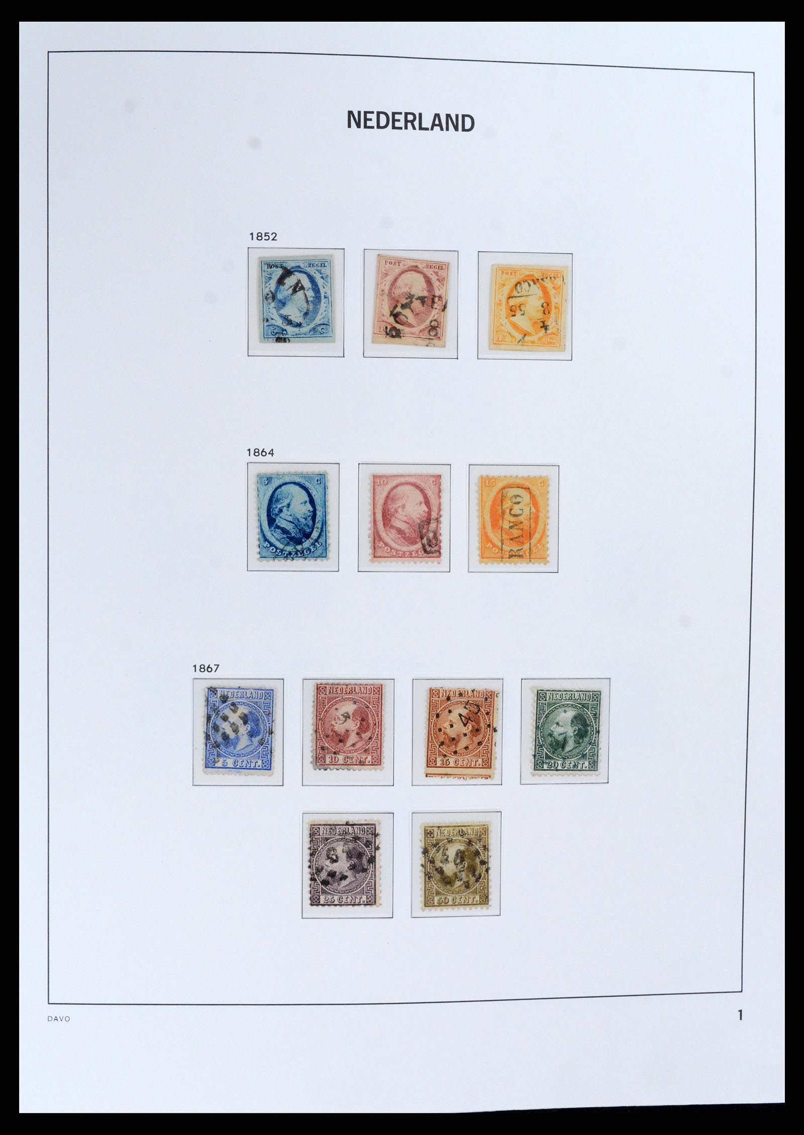 37860 001 - Stamp Collection 37860 Netherlands 1852-1980.