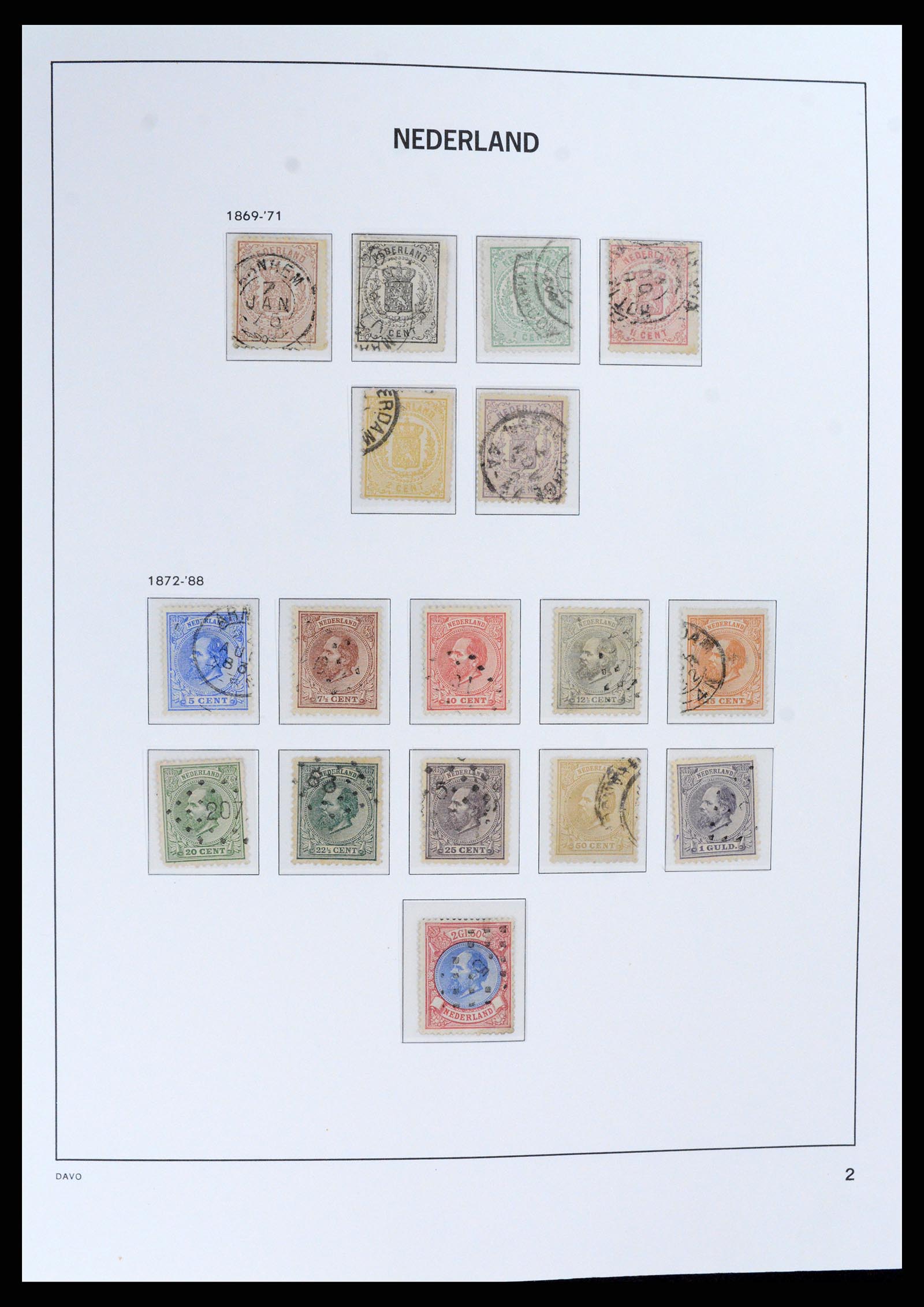 37860 002 - Stamp Collection 37860 Netherlands 1852-1980.