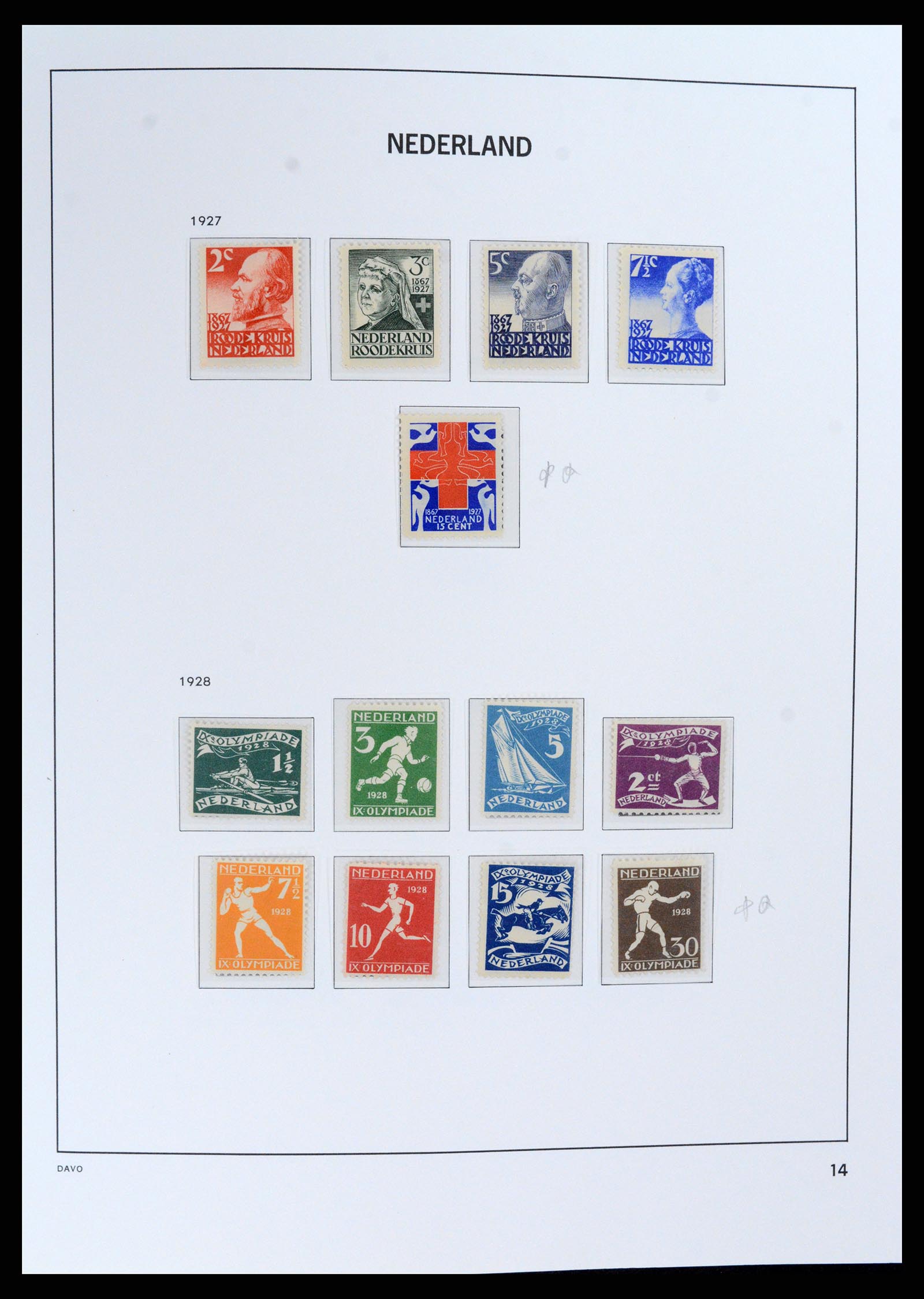 37860 015 - Stamp Collection 37860 Netherlands 1852-1980.