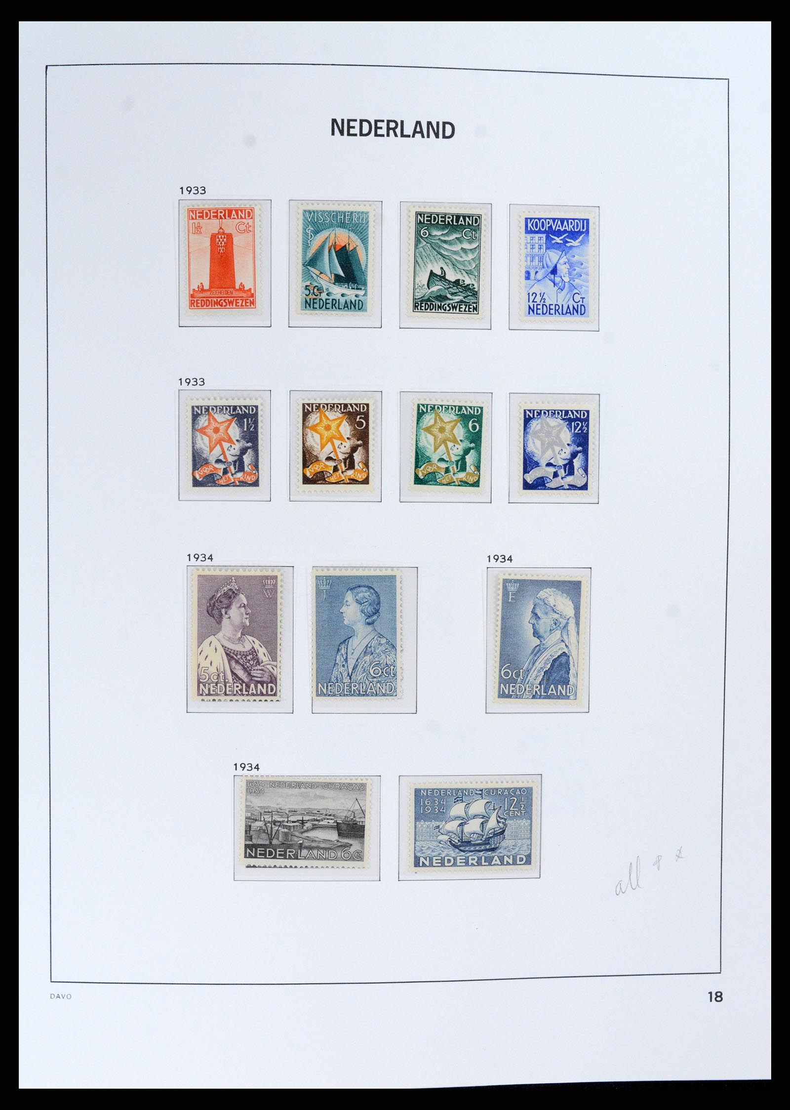 37860 019 - Stamp Collection 37860 Netherlands 1852-1980.