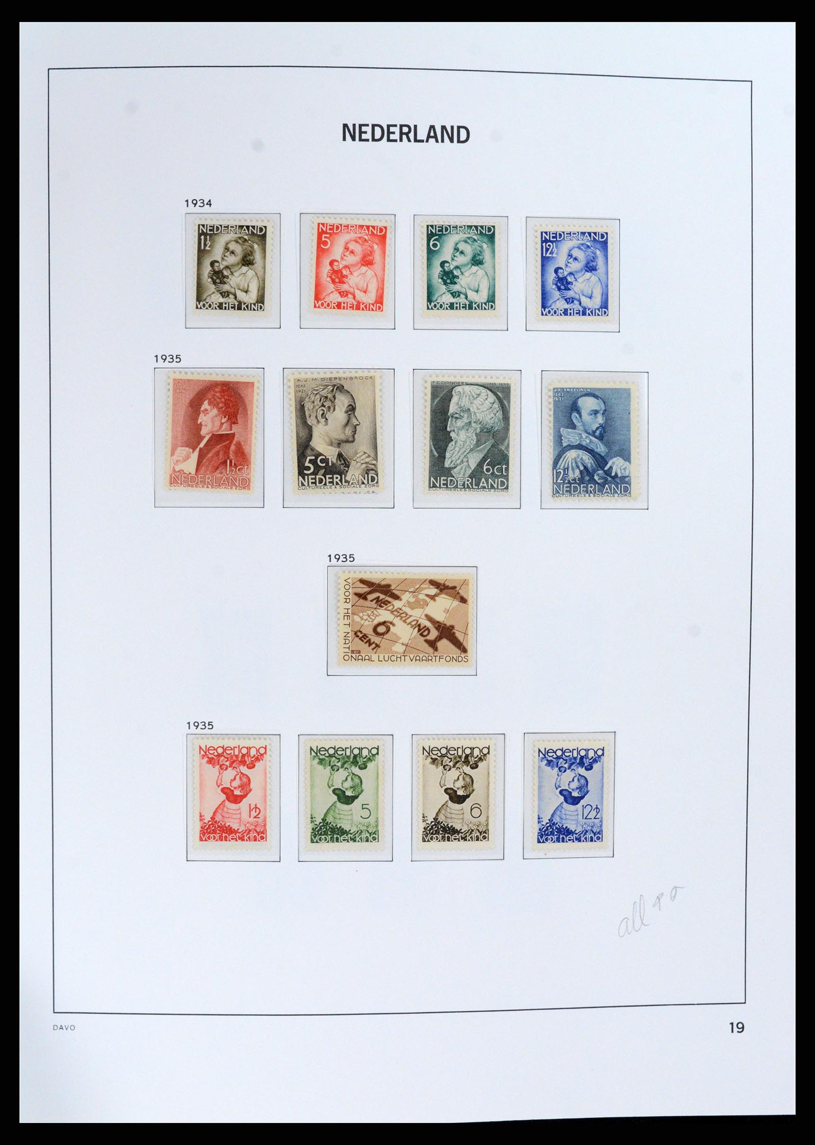 37860 020 - Stamp Collection 37860 Netherlands 1852-1980.