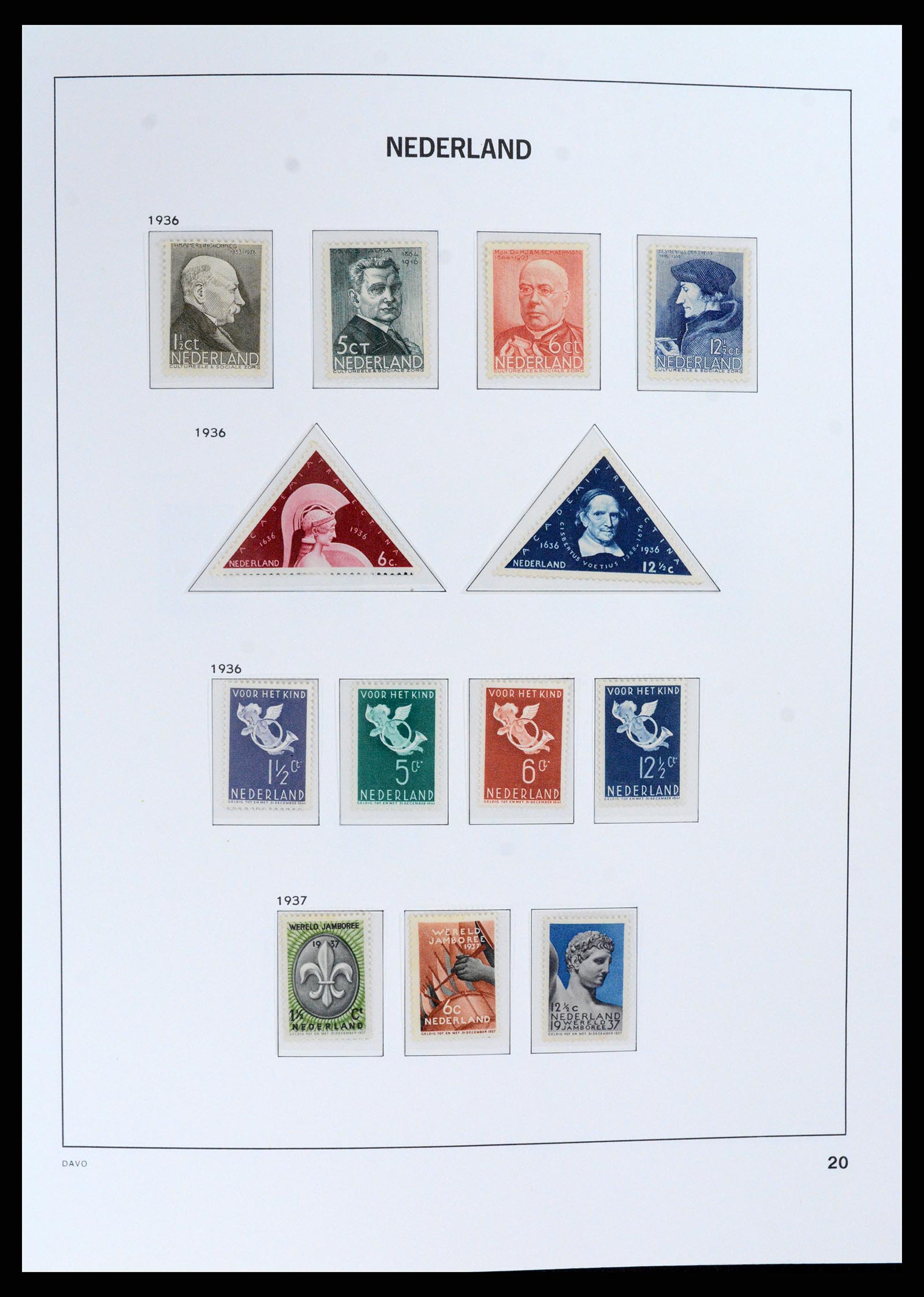 37860 021 - Stamp Collection 37860 Netherlands 1852-1980.