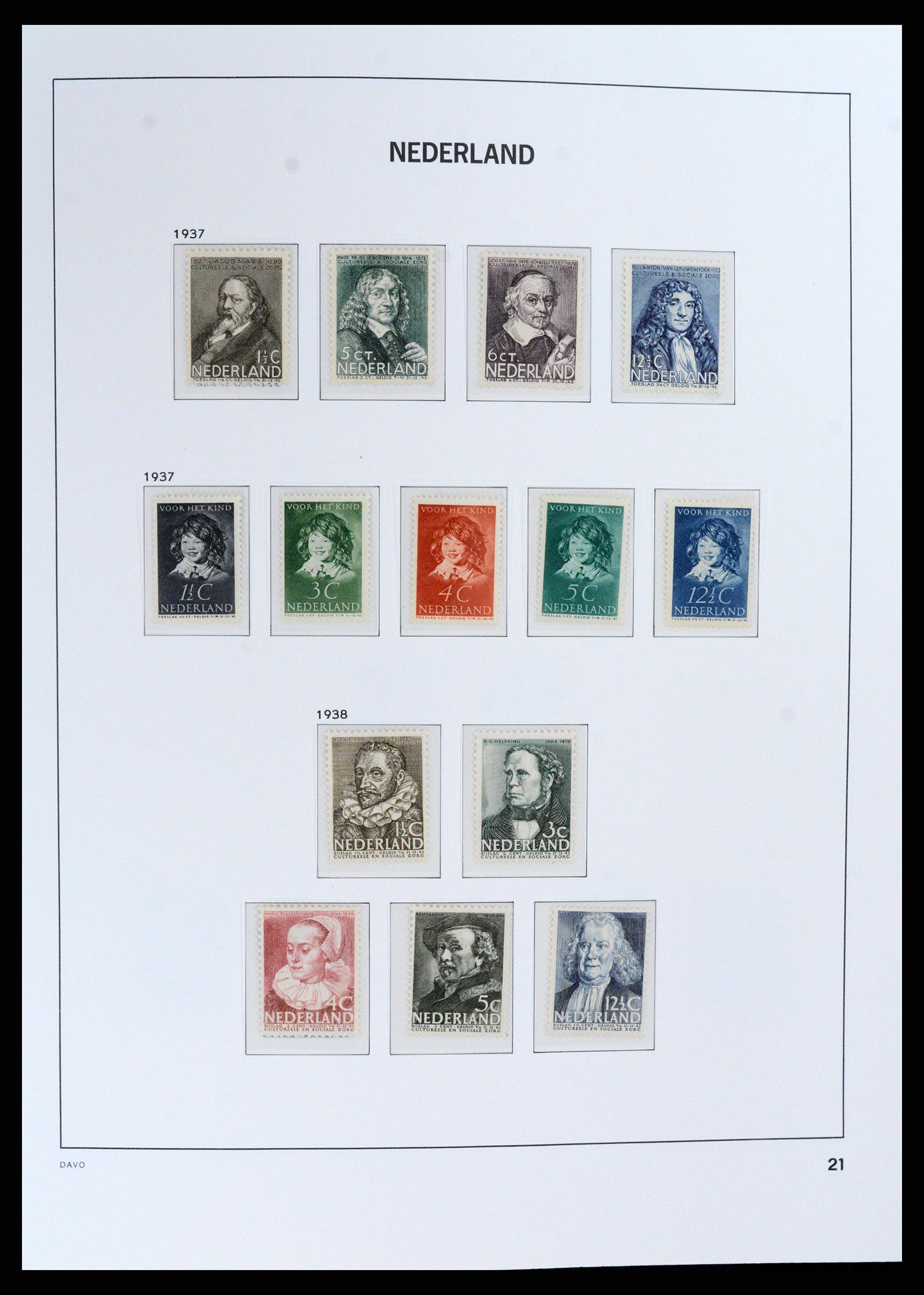 37860 022 - Stamp Collection 37860 Netherlands 1852-1980.