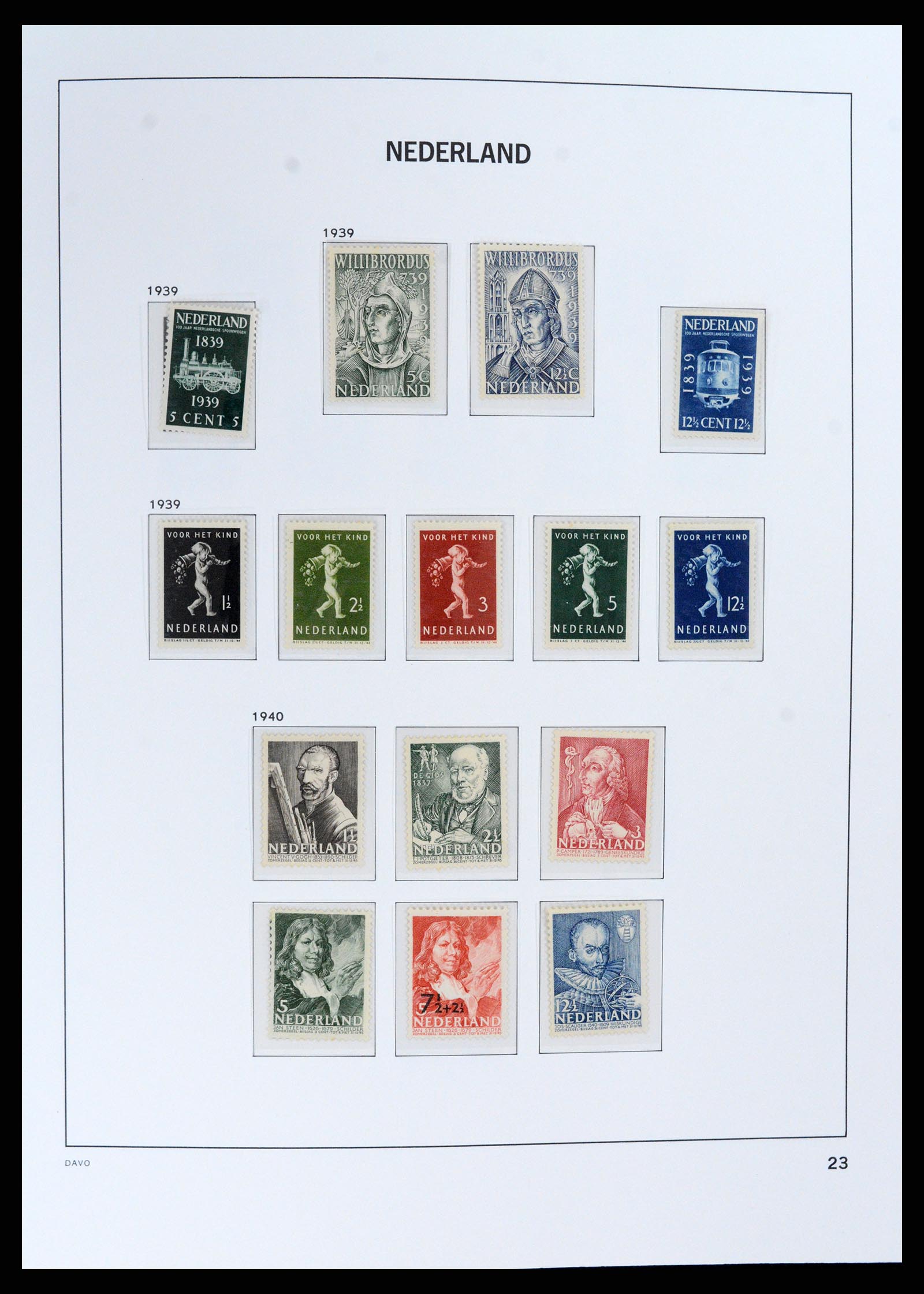 37860 024 - Stamp Collection 37860 Netherlands 1852-1980.