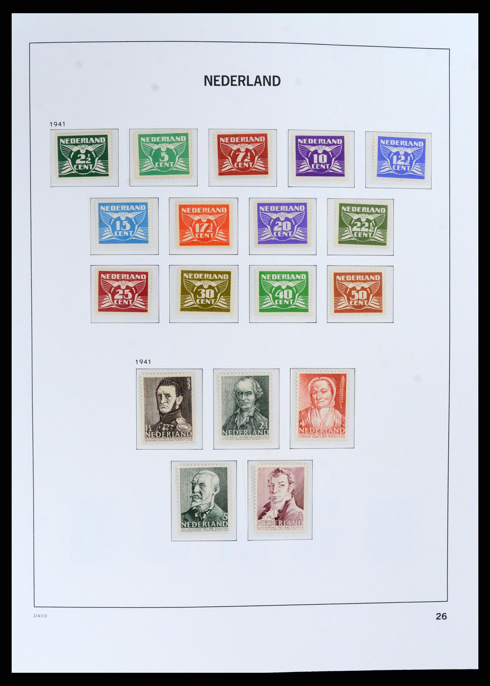 37860 027 - Stamp Collection 37860 Netherlands 1852-1980.