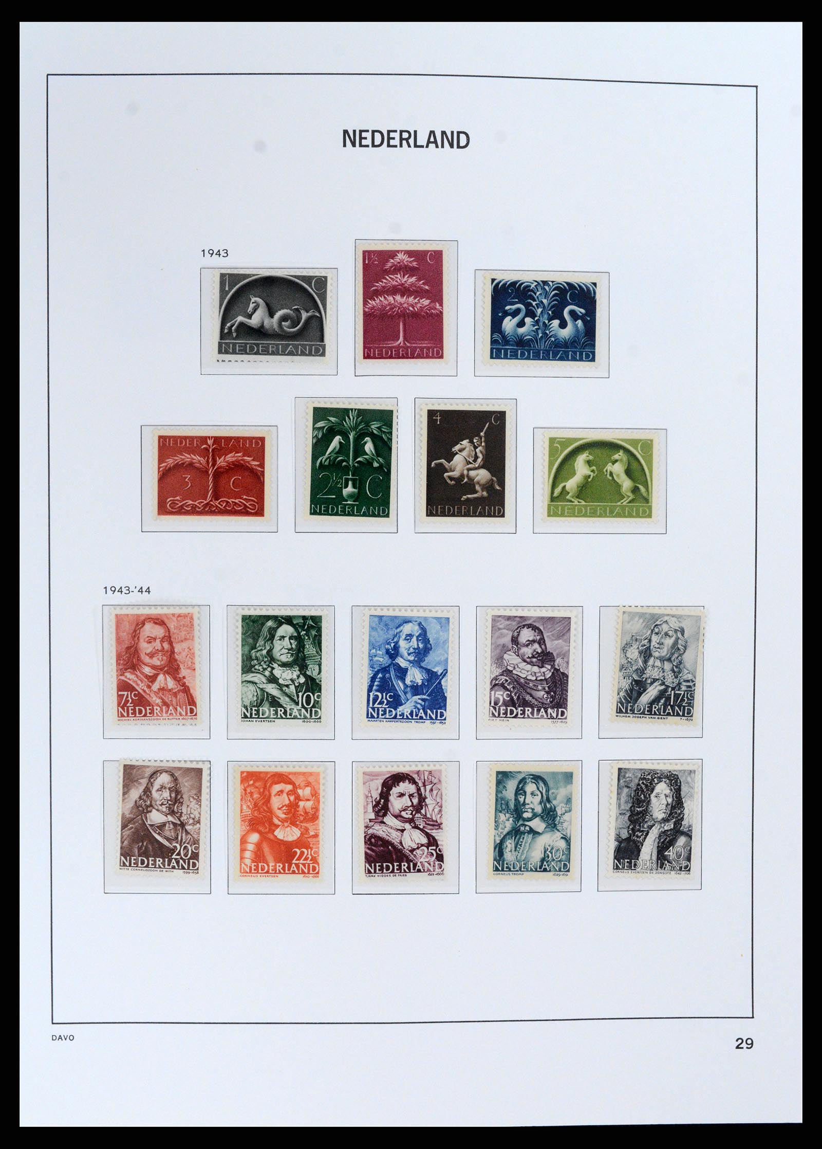 37860 029 - Stamp Collection 37860 Netherlands 1852-1980.
