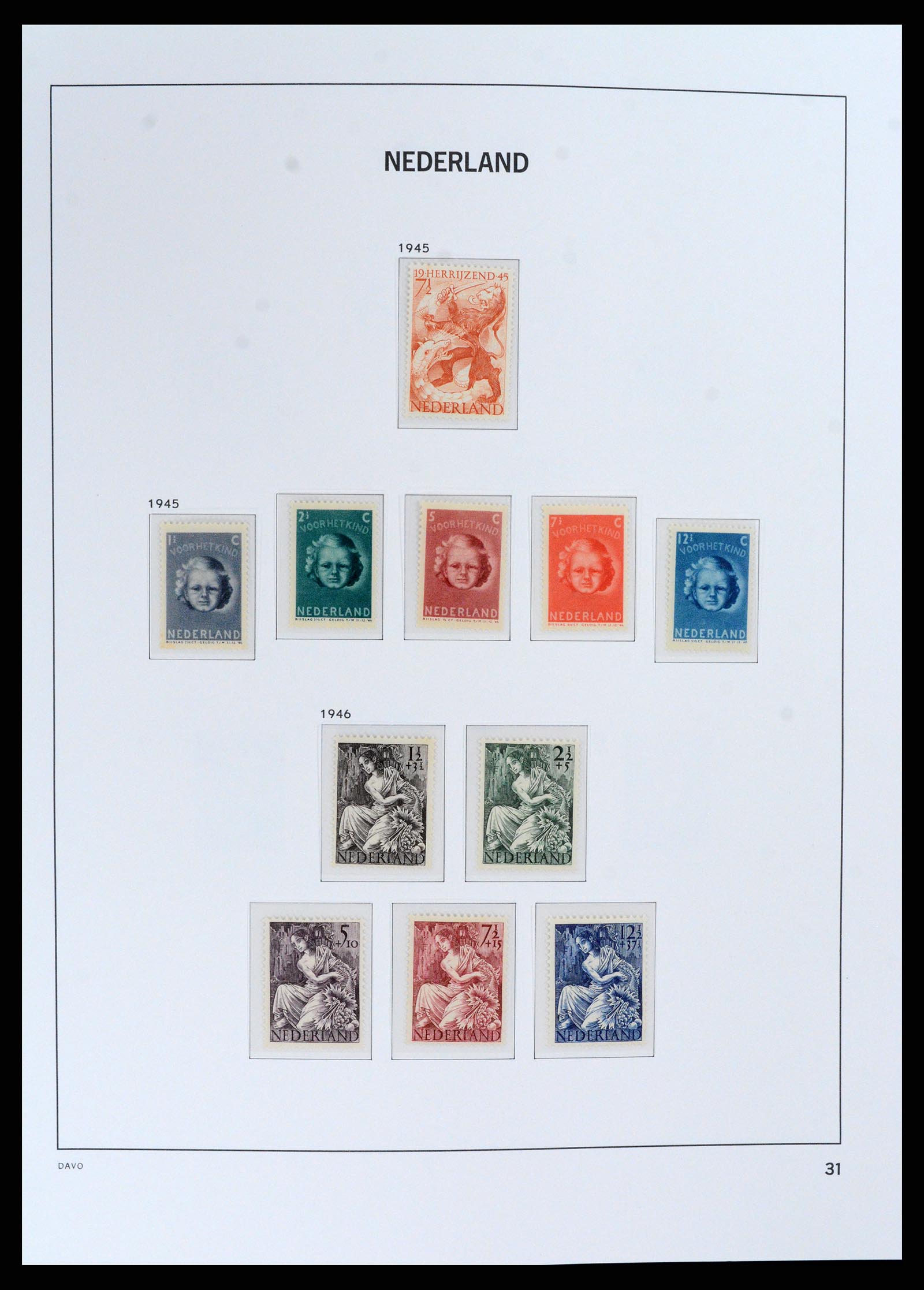 37860 031 - Stamp Collection 37860 Netherlands 1852-1980.