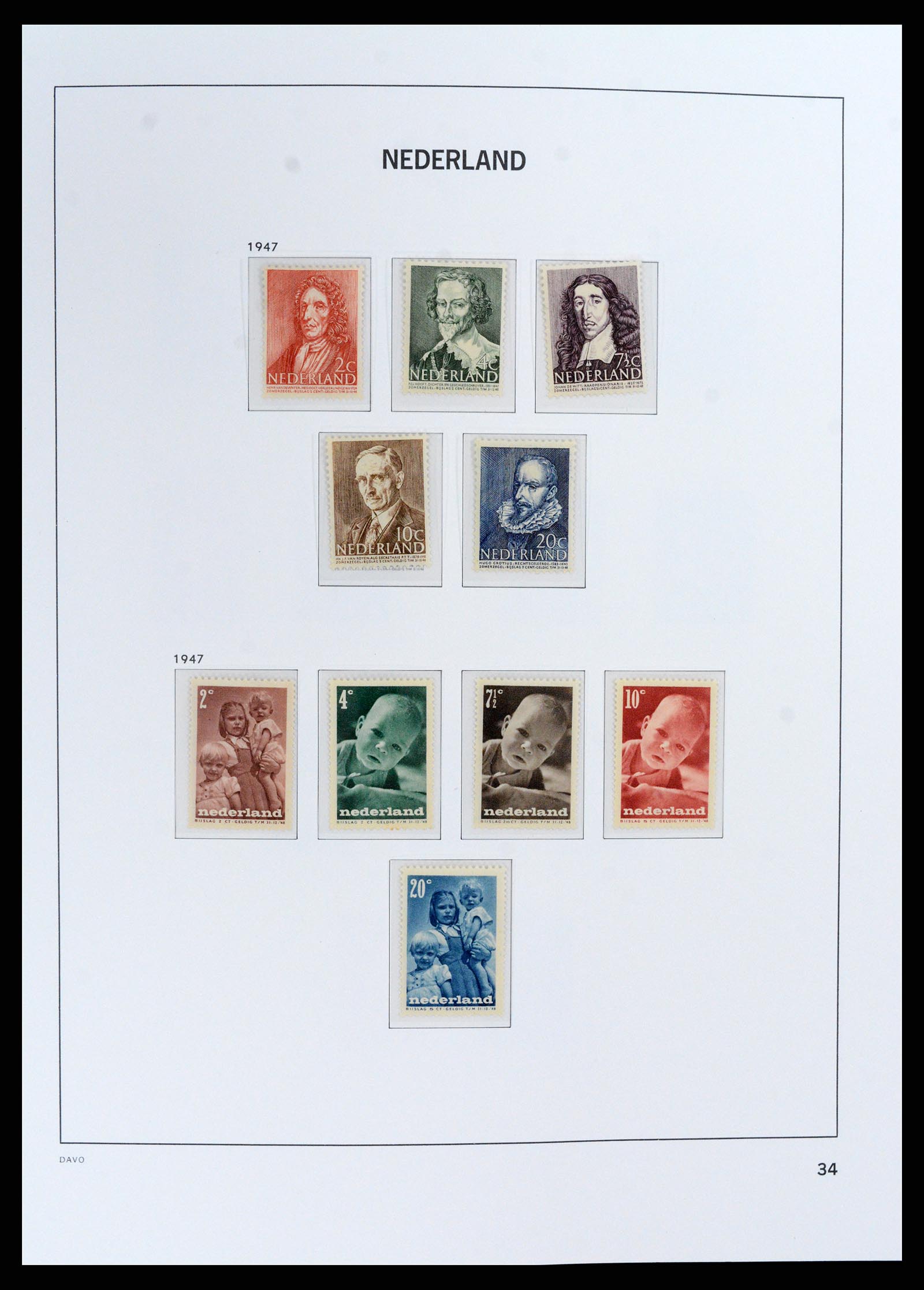 37860 034 - Stamp Collection 37860 Netherlands 1852-1980.