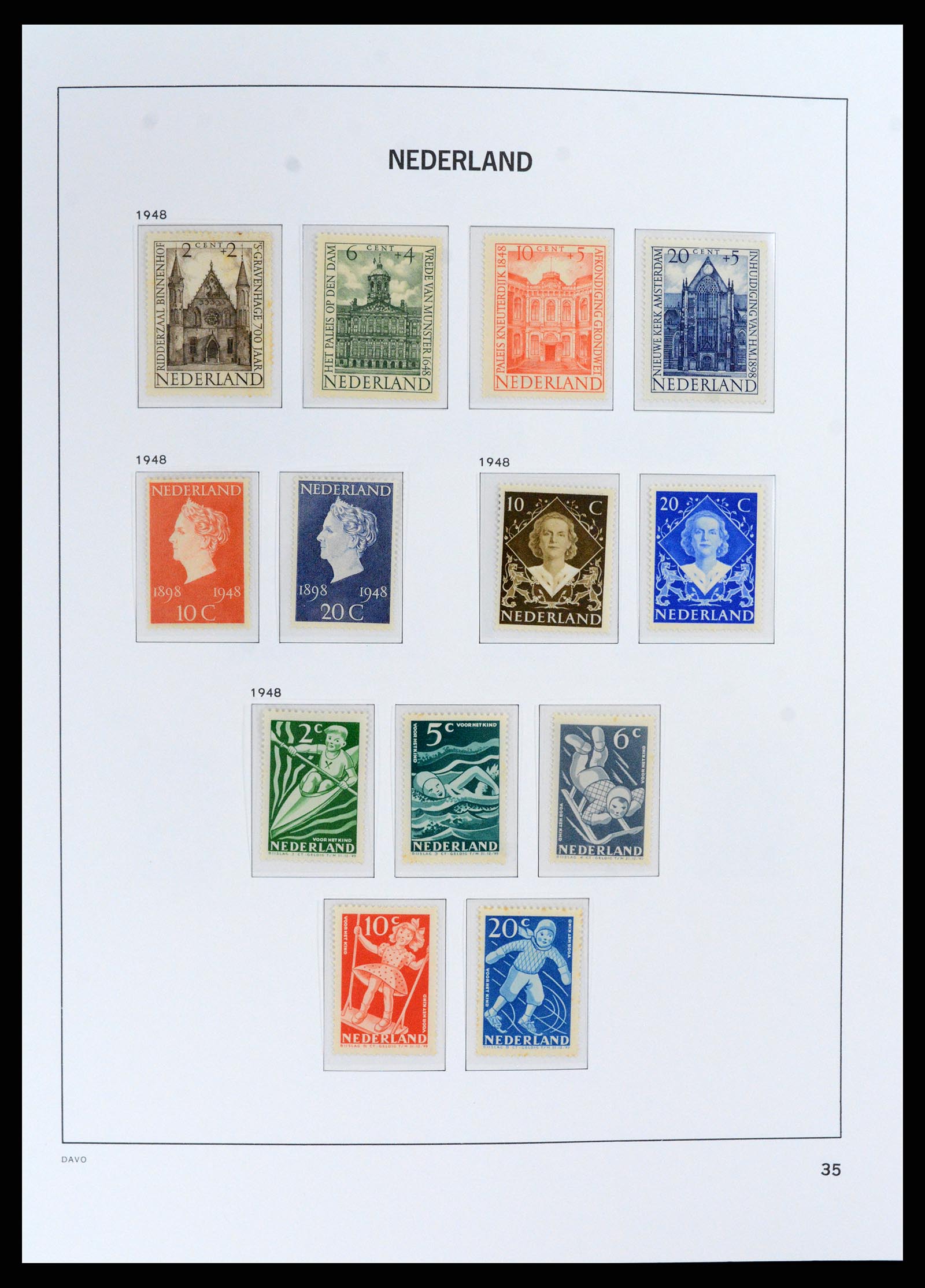 37860 035 - Stamp Collection 37860 Netherlands 1852-1980.
