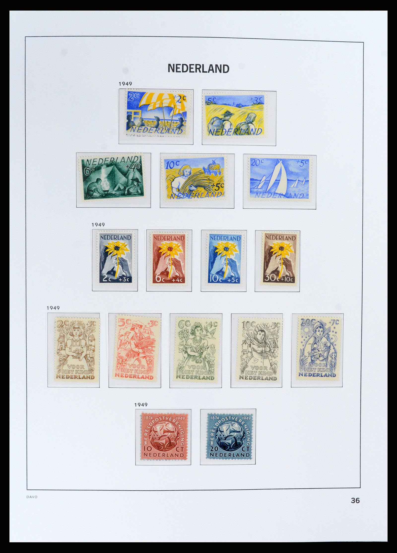 37860 036 - Stamp Collection 37860 Netherlands 1852-1980.