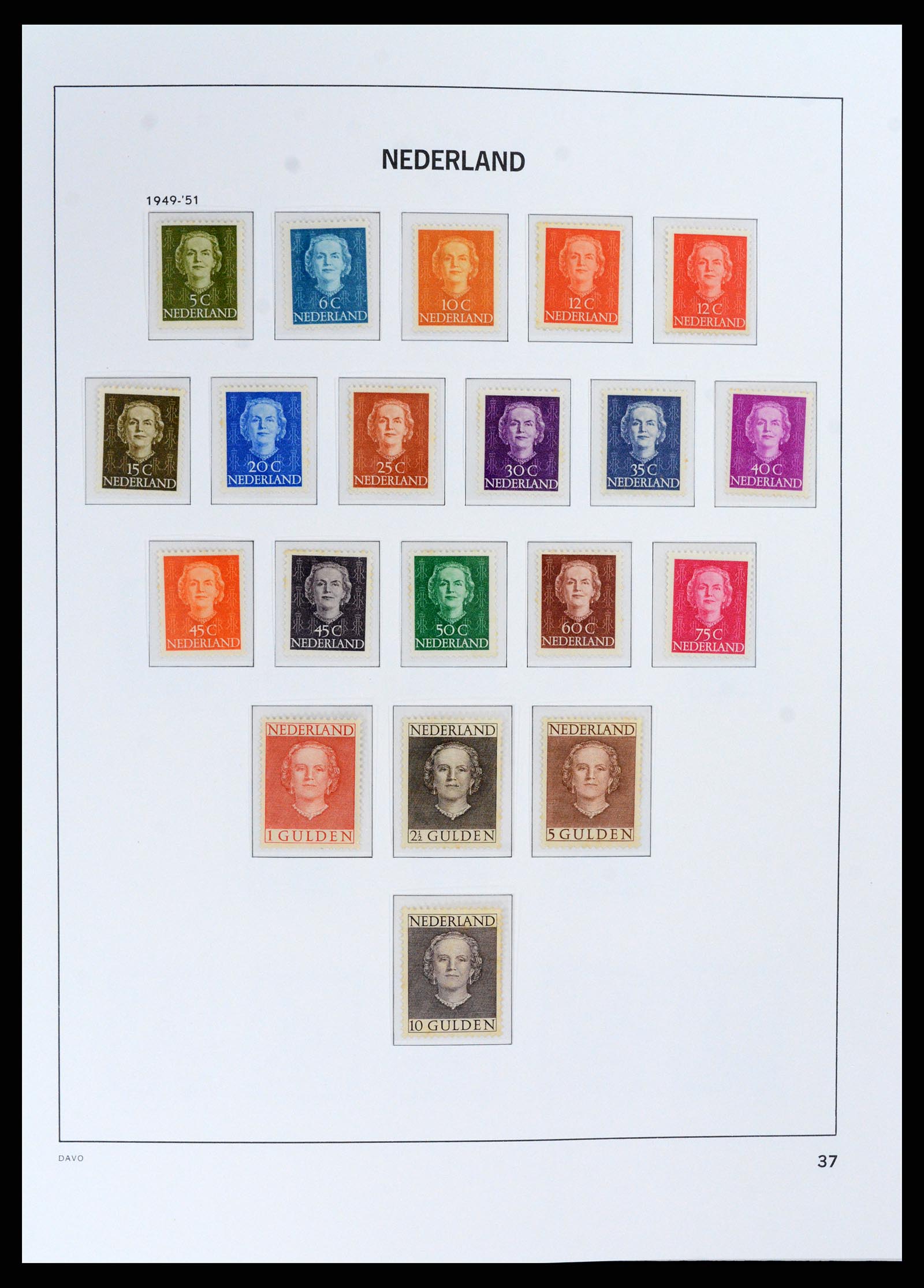 37860 037 - Stamp Collection 37860 Netherlands 1852-1980.