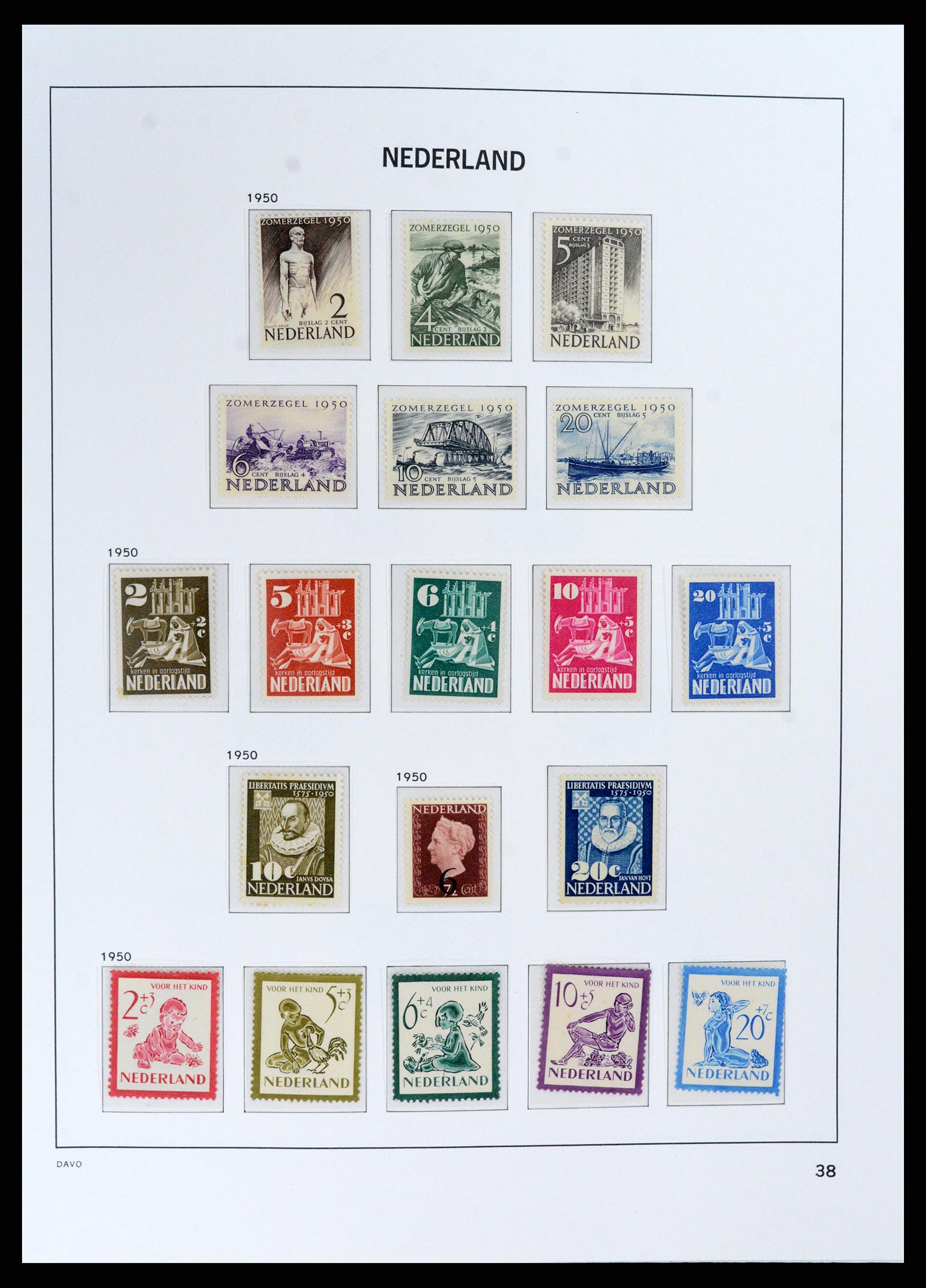 37860 038 - Stamp Collection 37860 Netherlands 1852-1980.