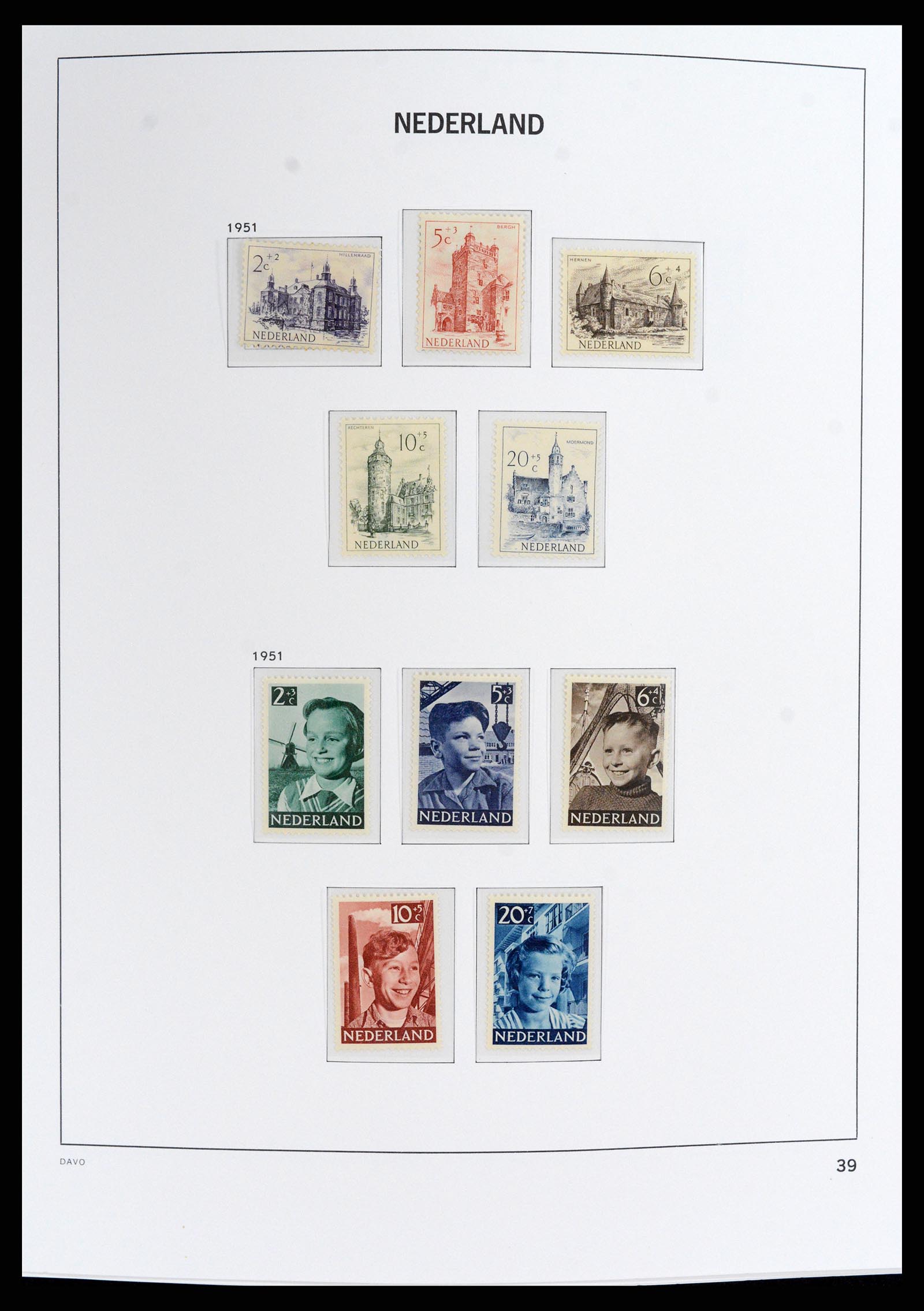 37860 058 - Stamp Collection 37860 Netherlands 1852-1980.
